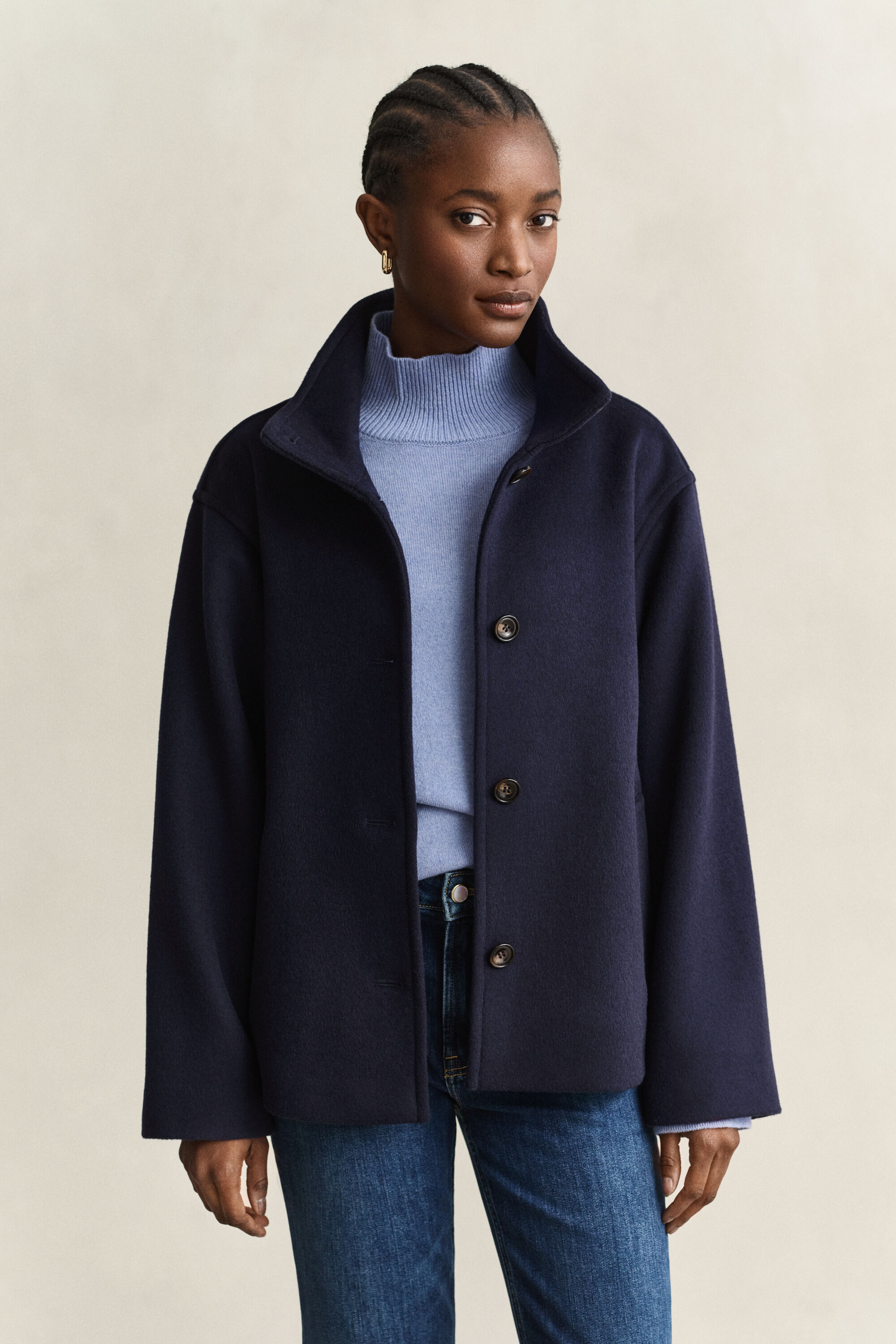 Jacke aus Wollmischung