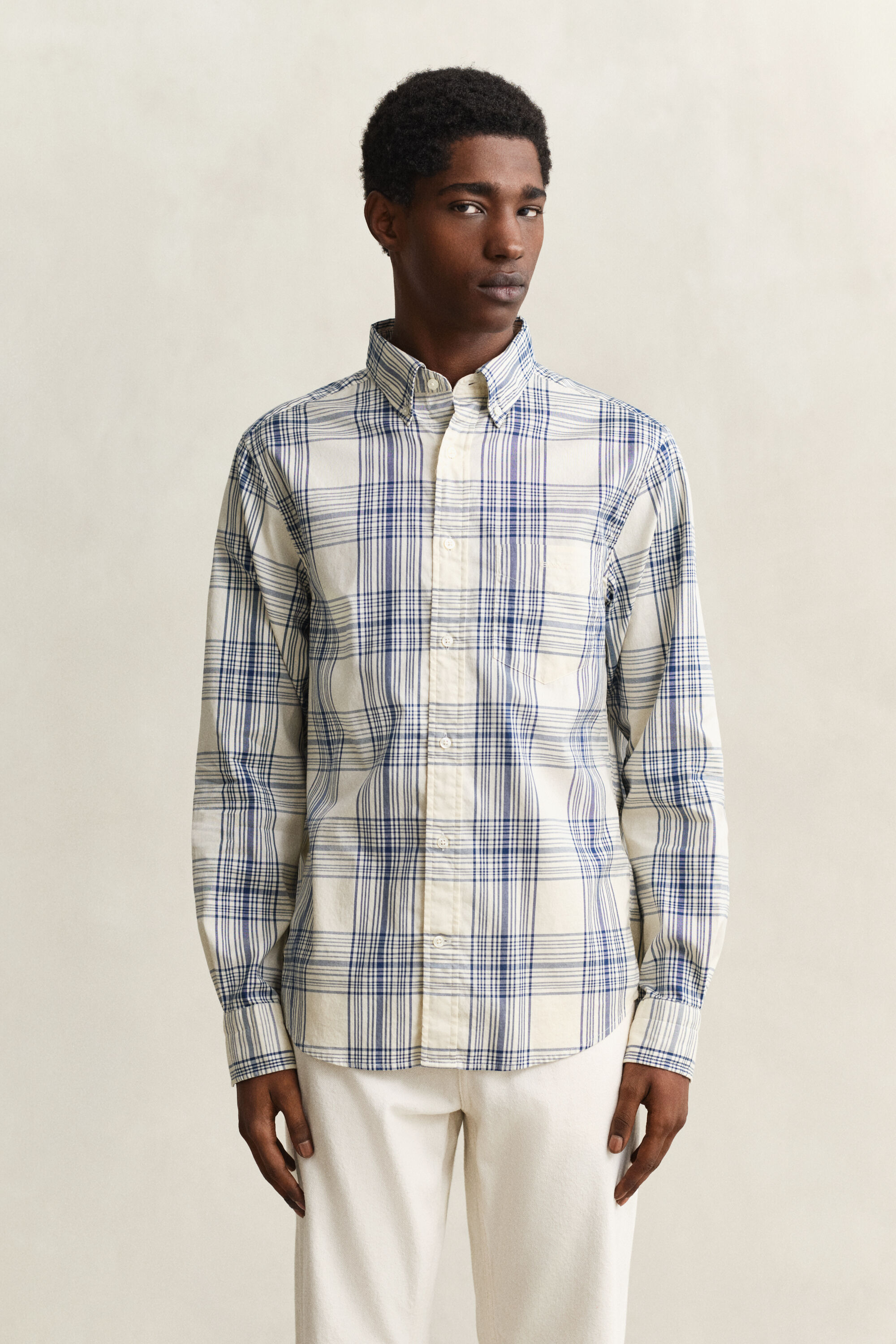 Regular Fit Dreamy Oxford-Hemd mit Karomuster