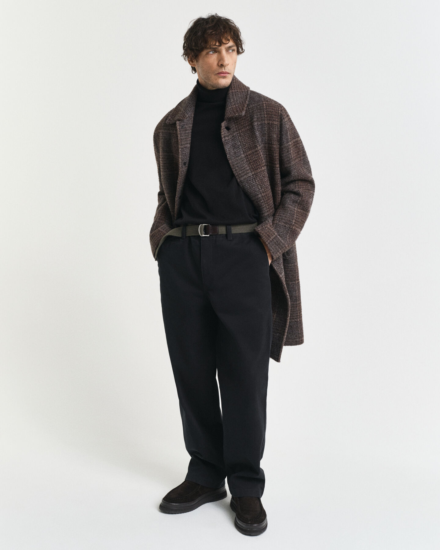 Klassischer Rollkragenpullover aus Baumwolle