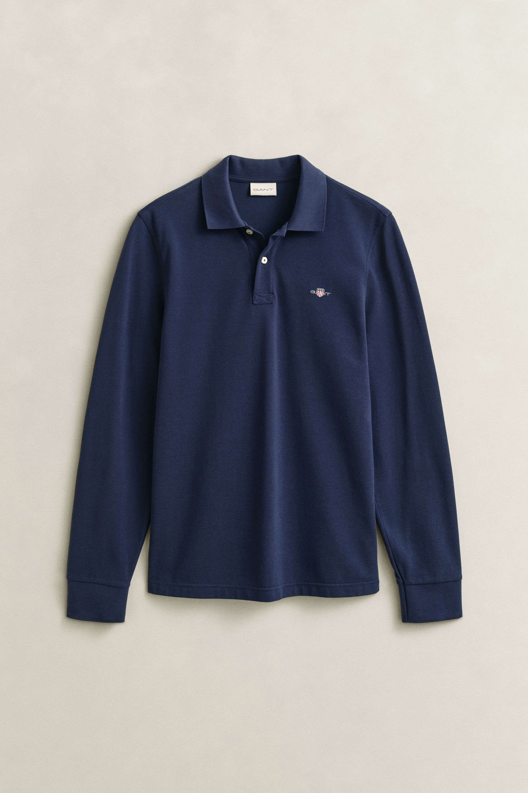 Langarm-Poloshirt