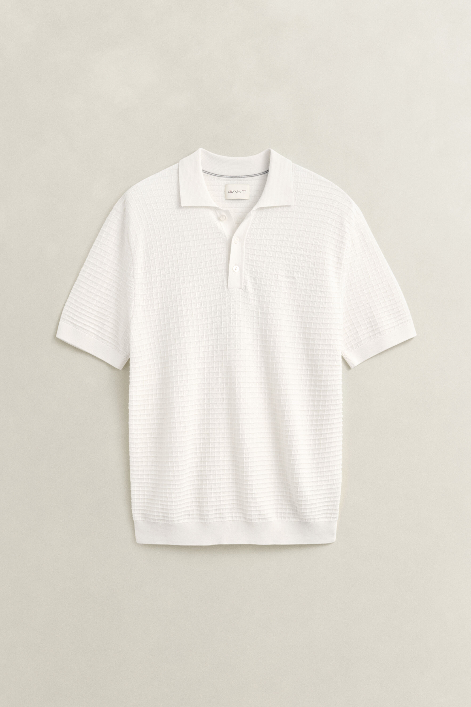 Strukturierter Polopullover