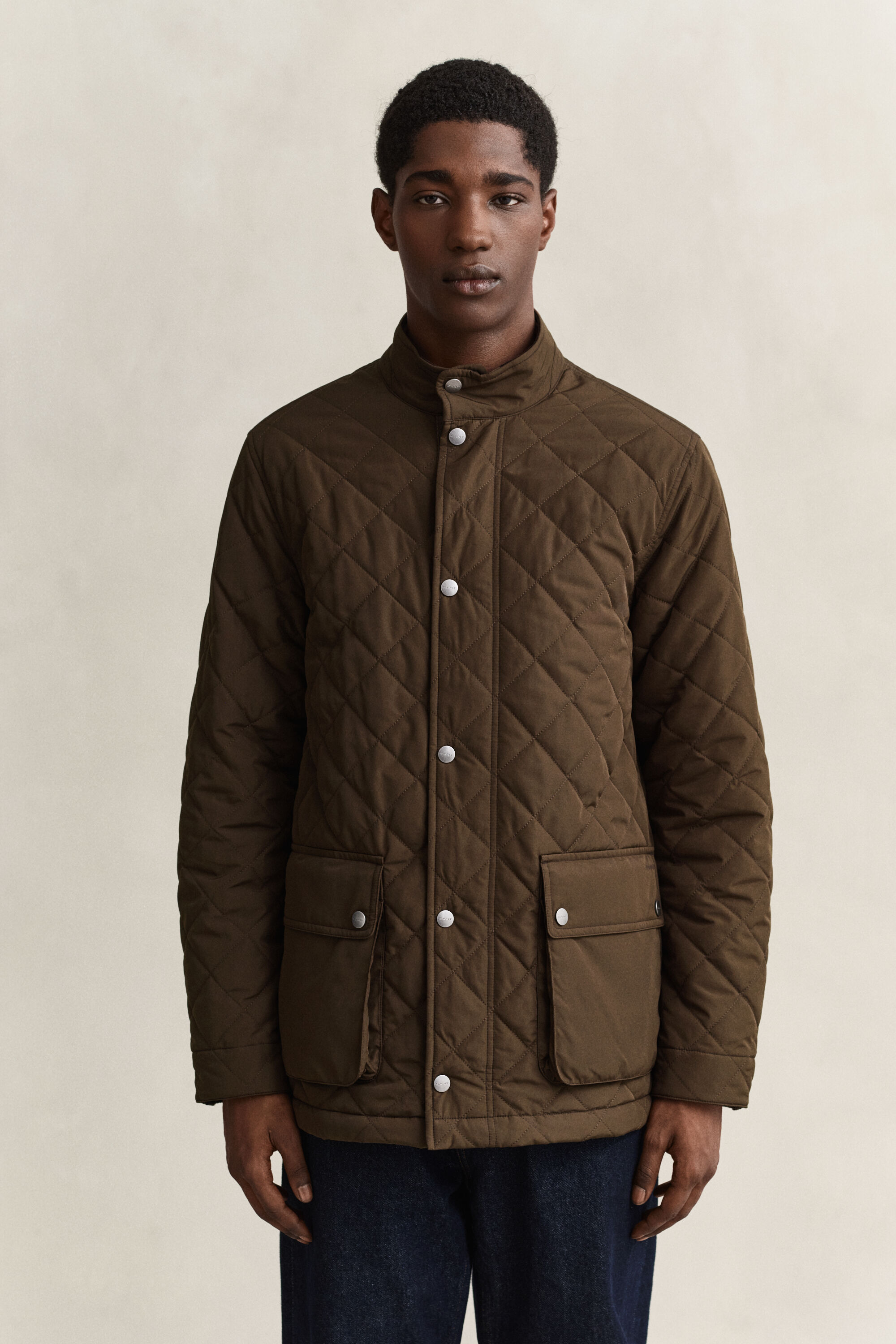 Mittellange Steppjacke