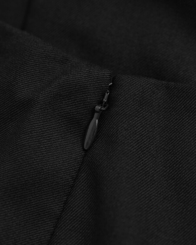 Bleistiftrock aus Wollmix in Midil&auml;nge