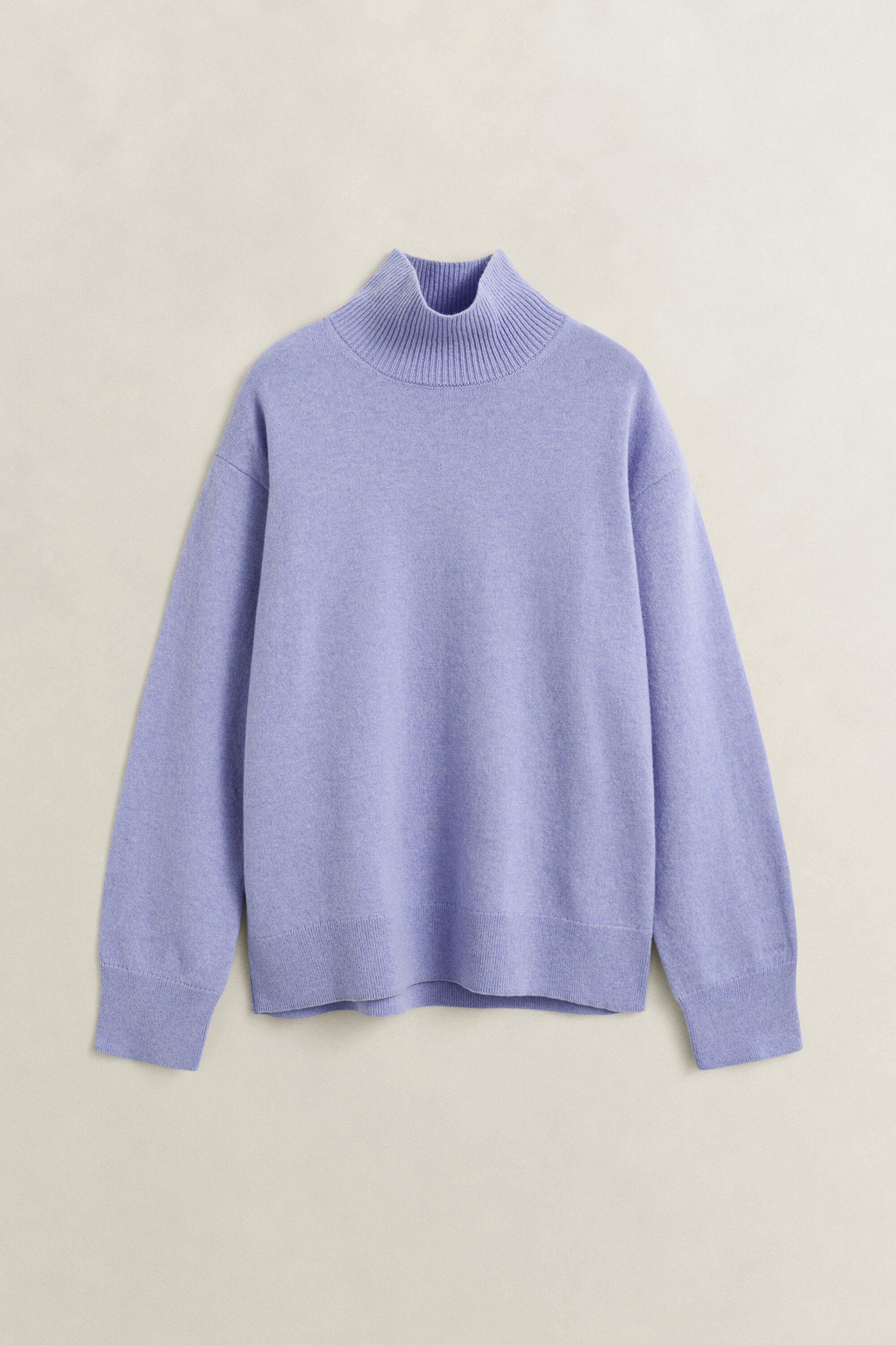 Stehkragenpullover aus feiner Lambswool