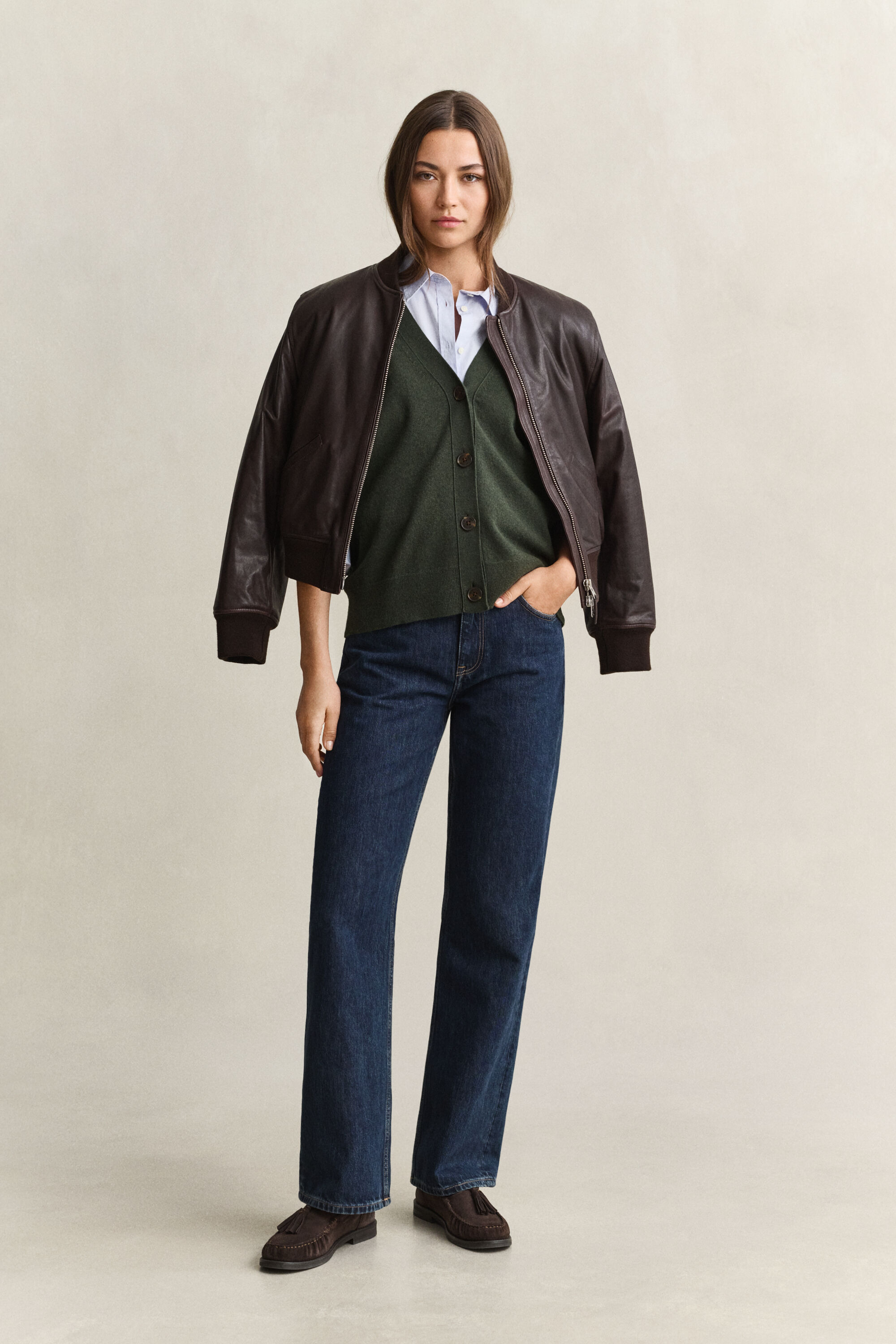 Superfine Lambswool Strickjacke