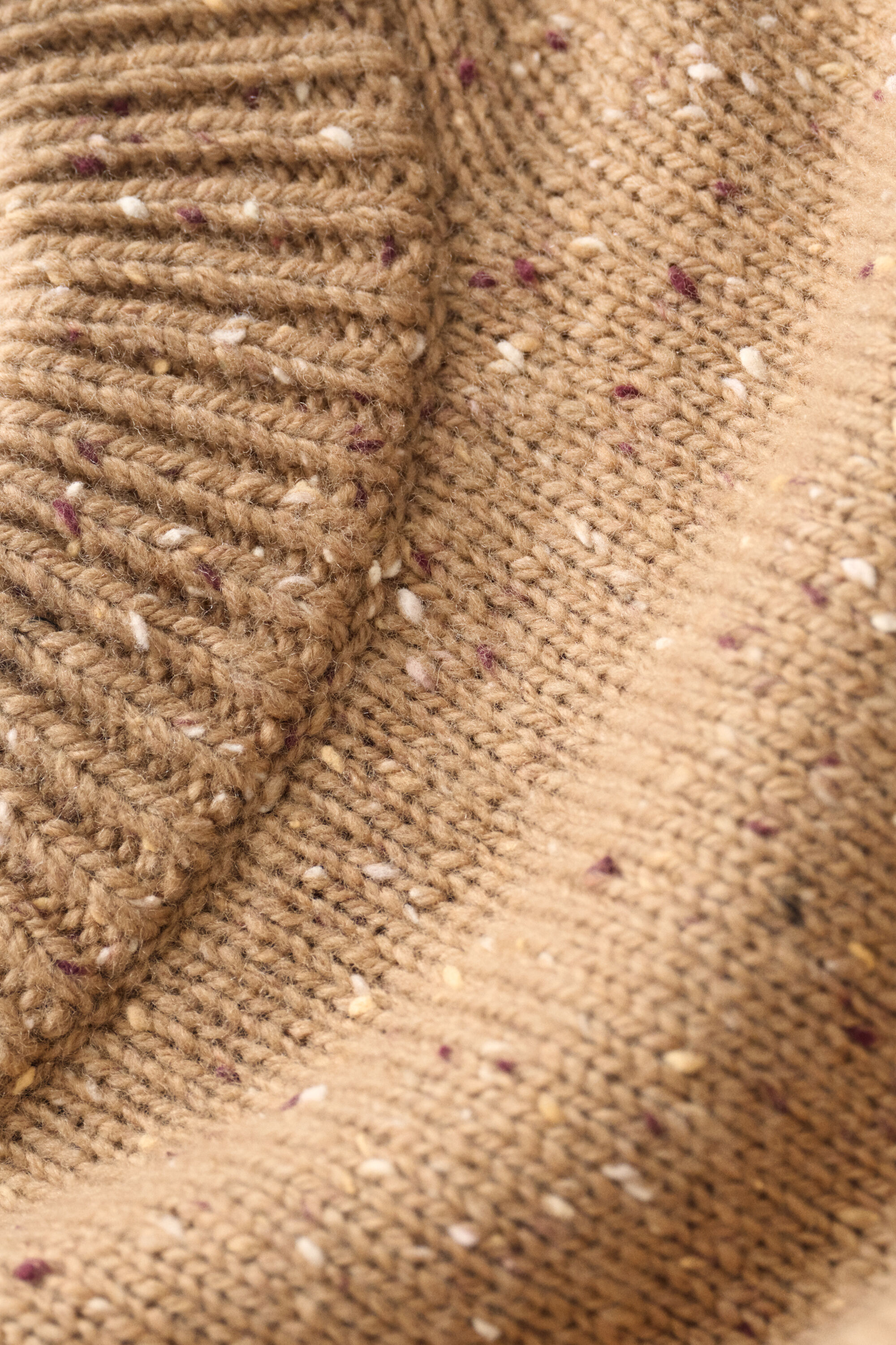 Pullover aus Wollmix mit Noppenstruktur