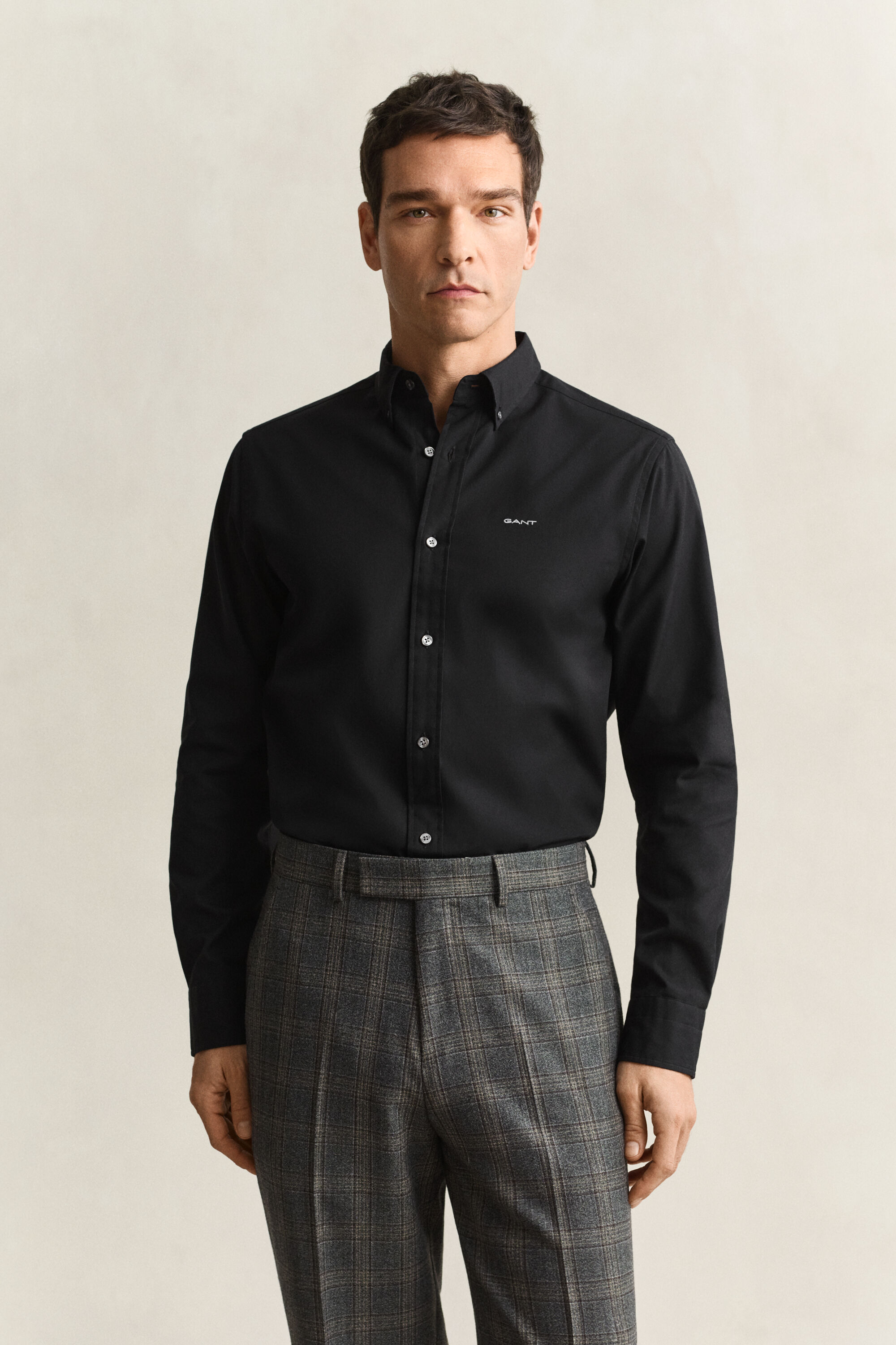 Regular Fit Pinpoint Oxford-Hemd