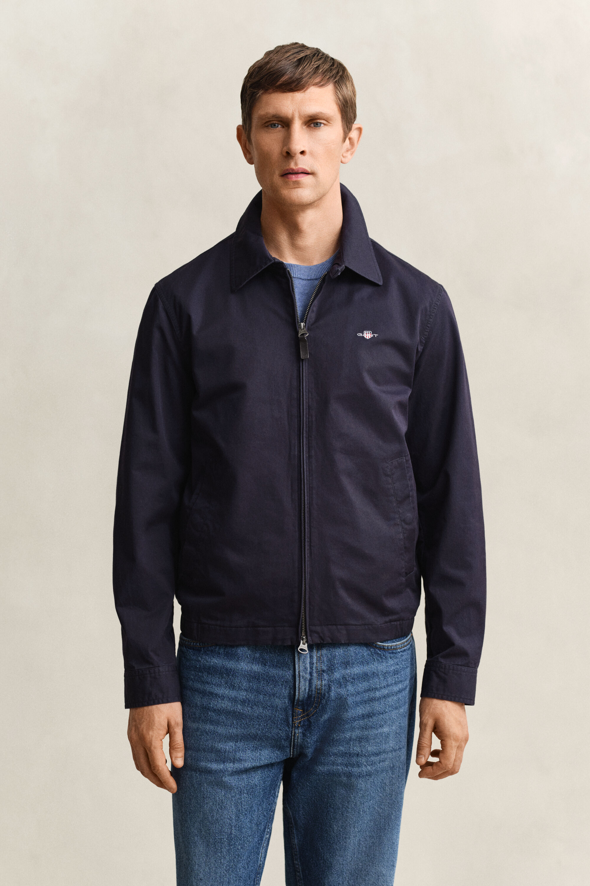 Windcheater Jacke aus Baumwolle
