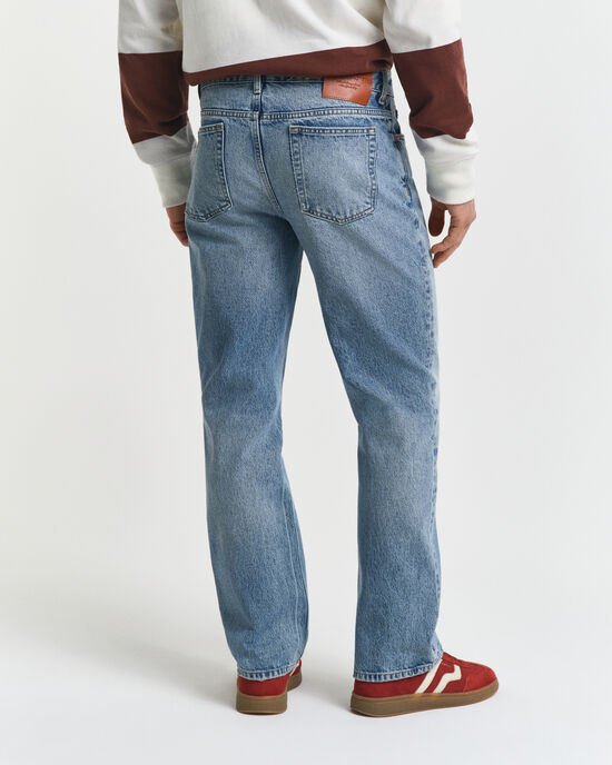 Bootcut Jeans mit Vintage-Waschung