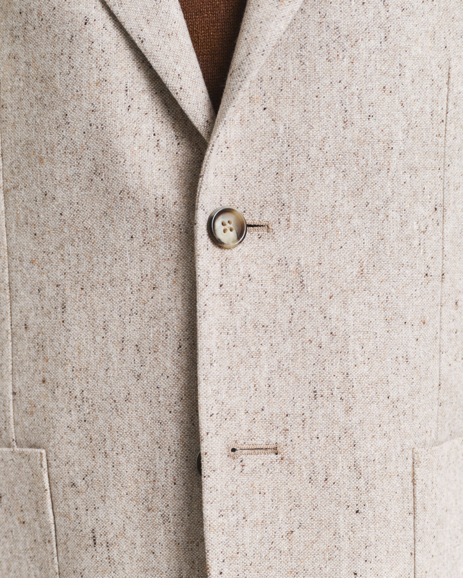 Slim Fit Donegal Anzugsakko