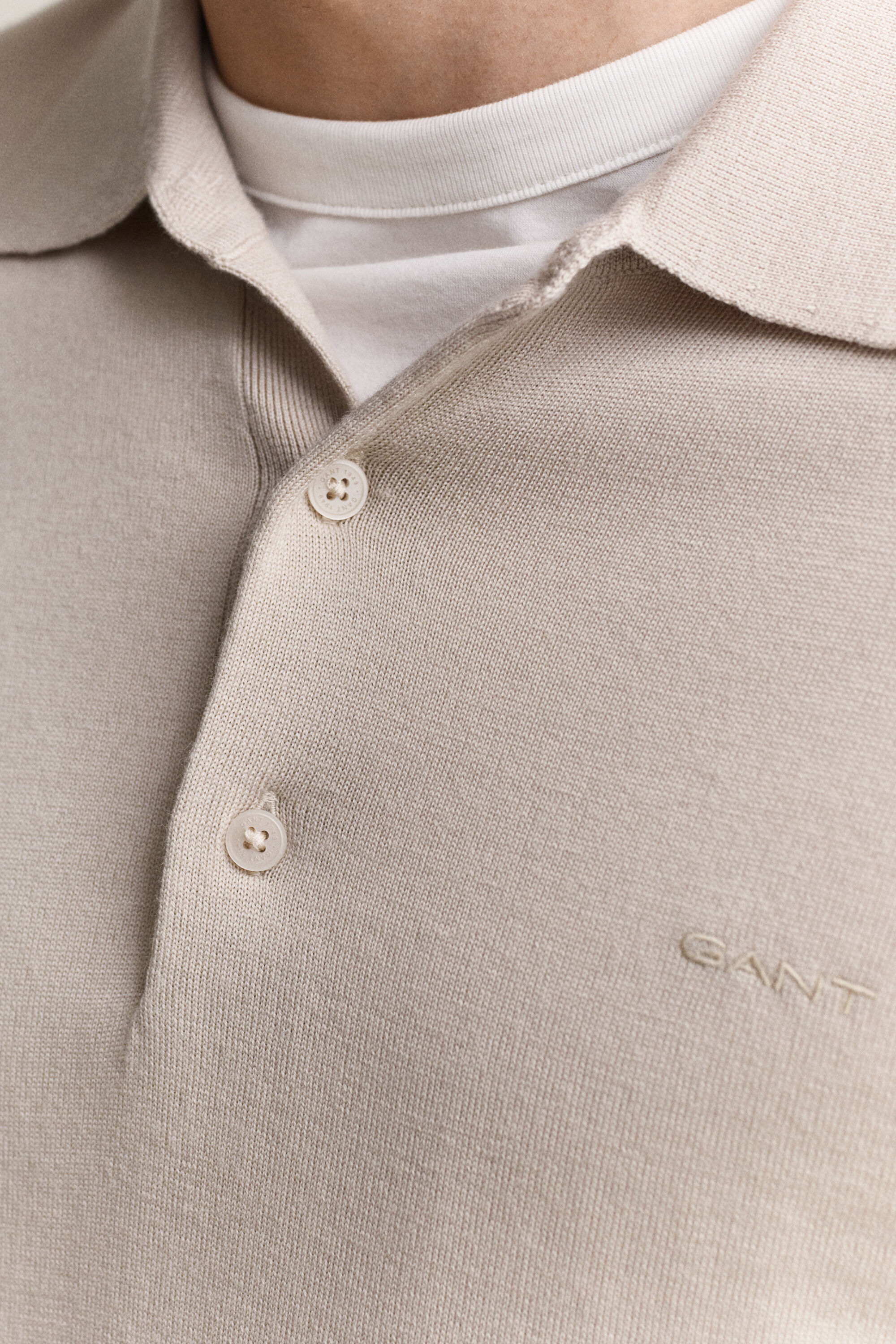 Polopullover aus extrafeiner Merinowolle