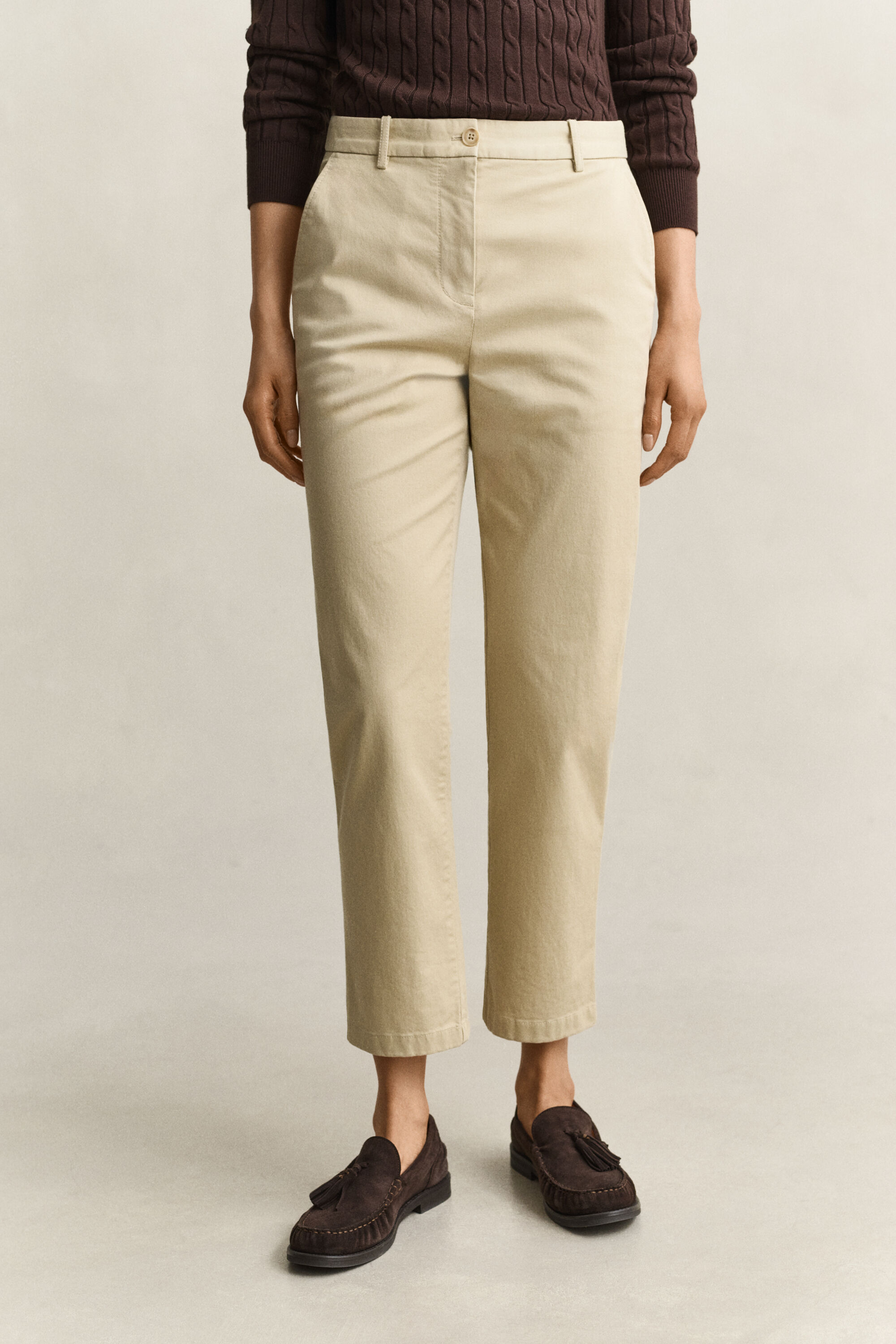 Classic Slim Fit Chinohose