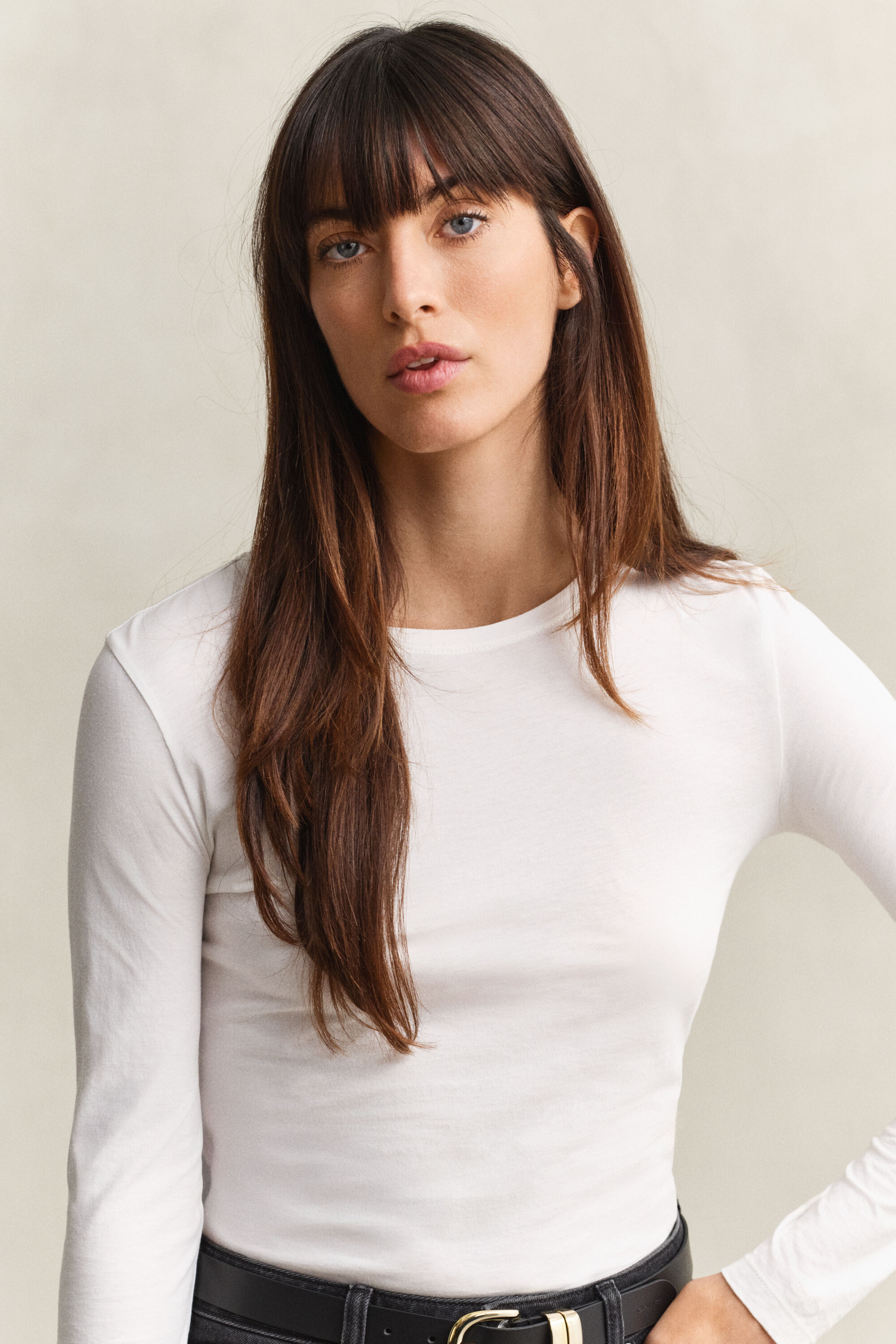 Leichtes Langarmshirt aus Baumwolle