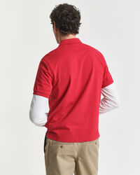 Regular Fit Shield Piqu&eacute; Poloshirt