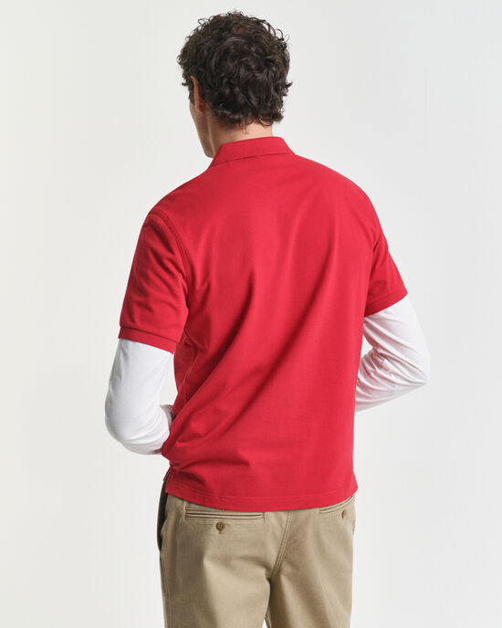 Regular Fit Shield Piqu&eacute; Poloshirt
