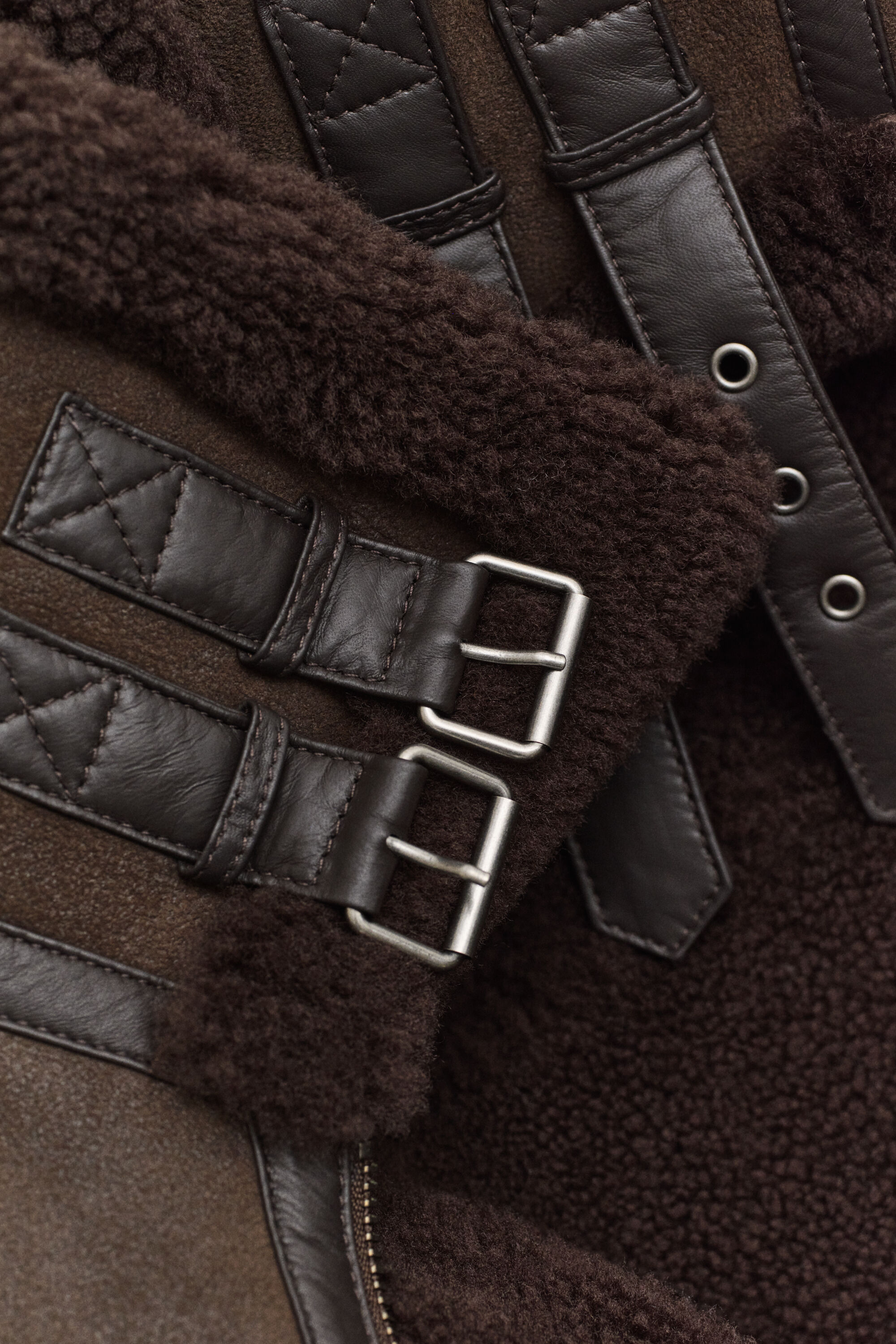 Shearling-Jacke