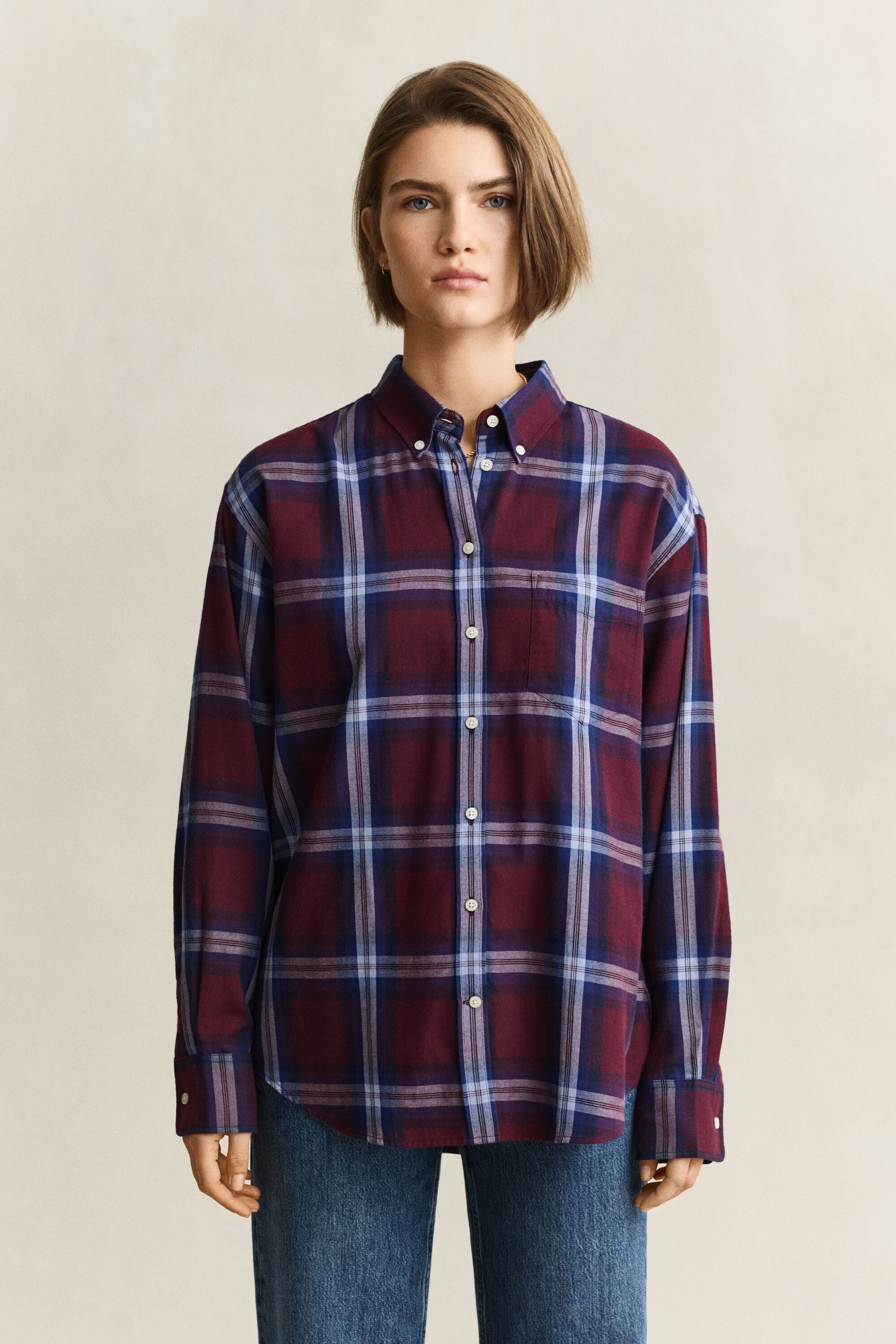 Relaxed Fit Flanellhemd
