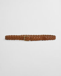 Flechtg&uuml;rtel aus Leder