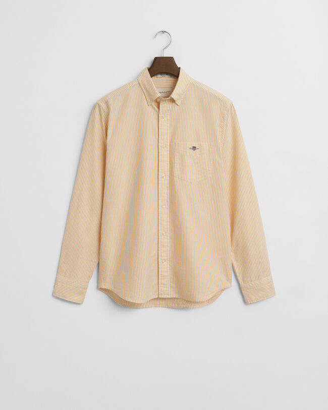 Regular Fit Banker Stripe Classic Oxford-Hemd