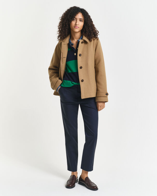 Kurzmantel aus Wollmischung