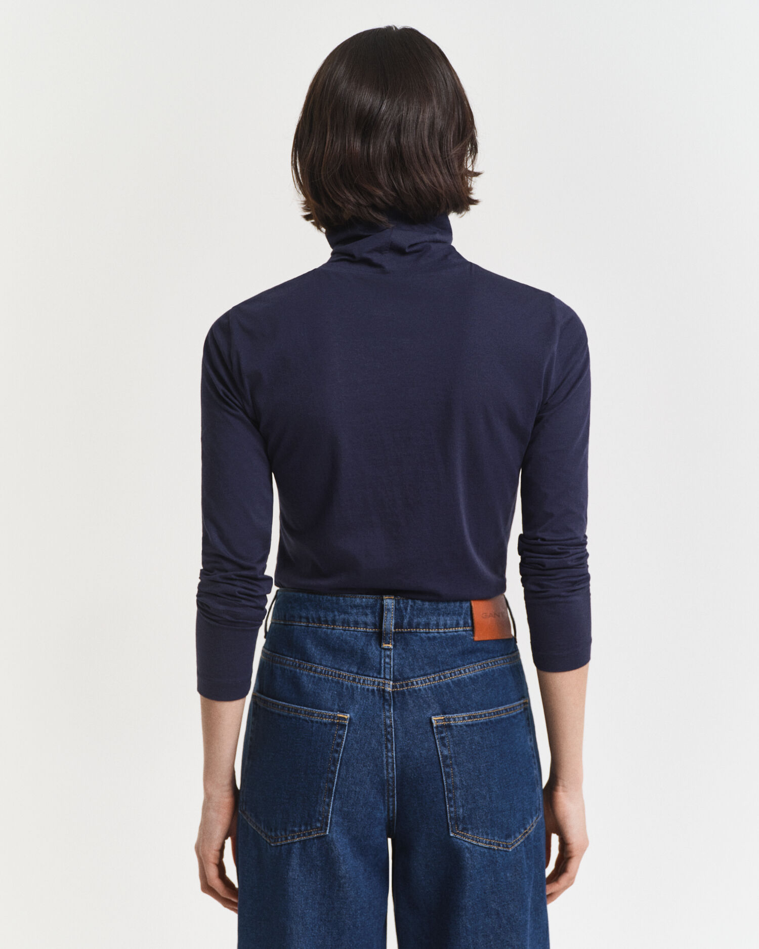 Leichter Rollkragenpullover aus Baumwolle