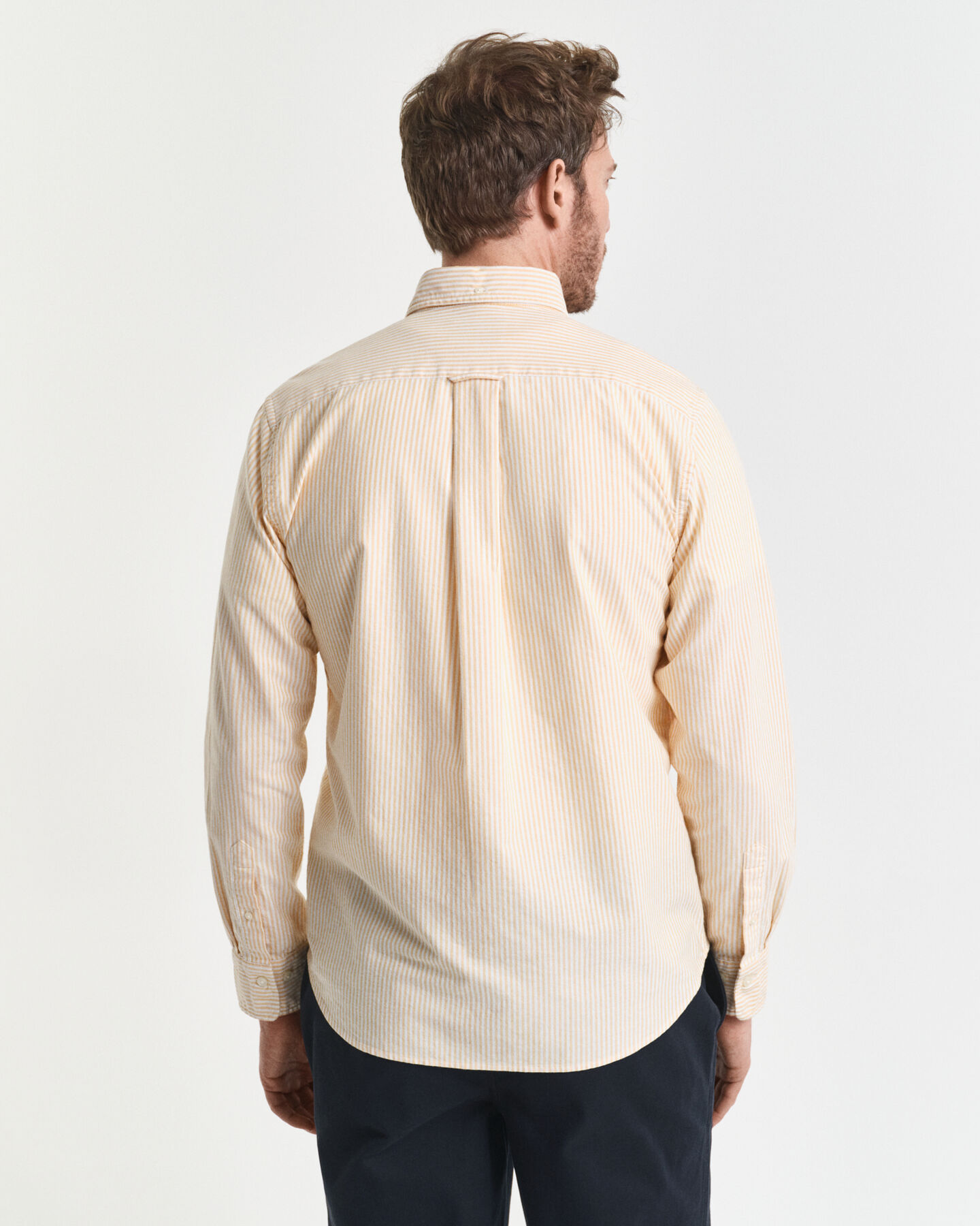 Regular Fit Banker Stripe Classic Oxford-Hemd