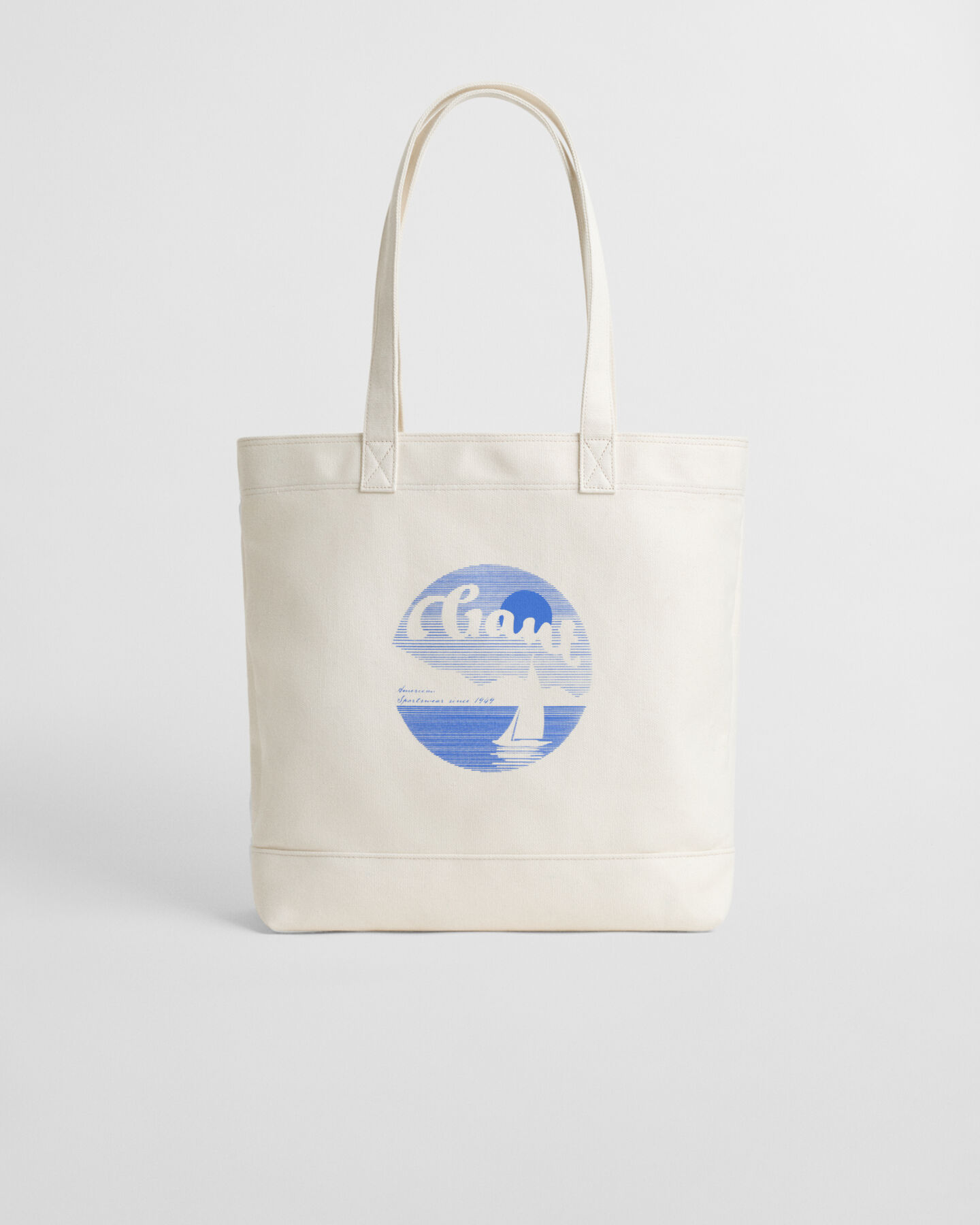 Graphic Tragetasche aus Baumwollcanvas