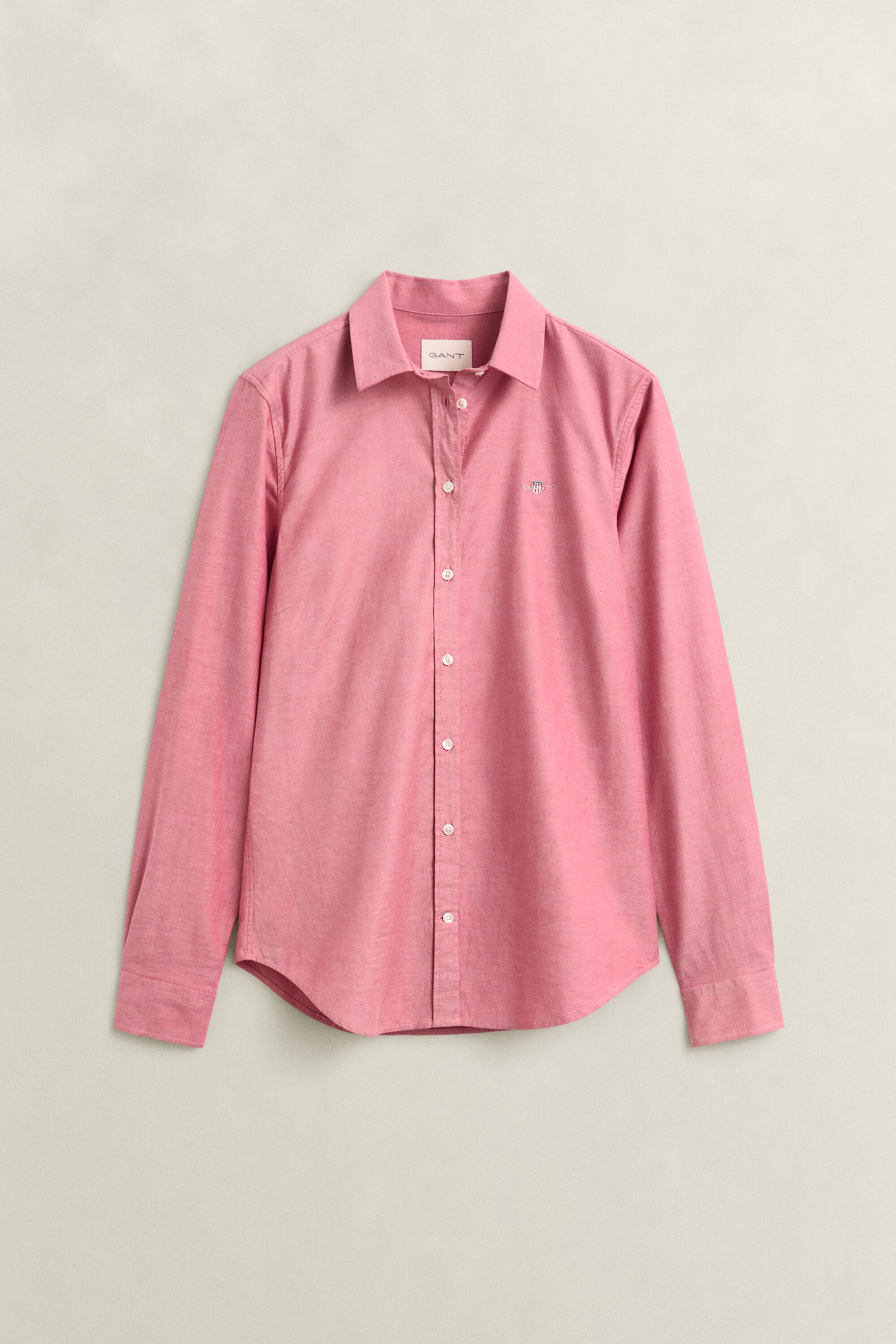 Classic Slim Fit Oxford-Bluse mit Stretch
