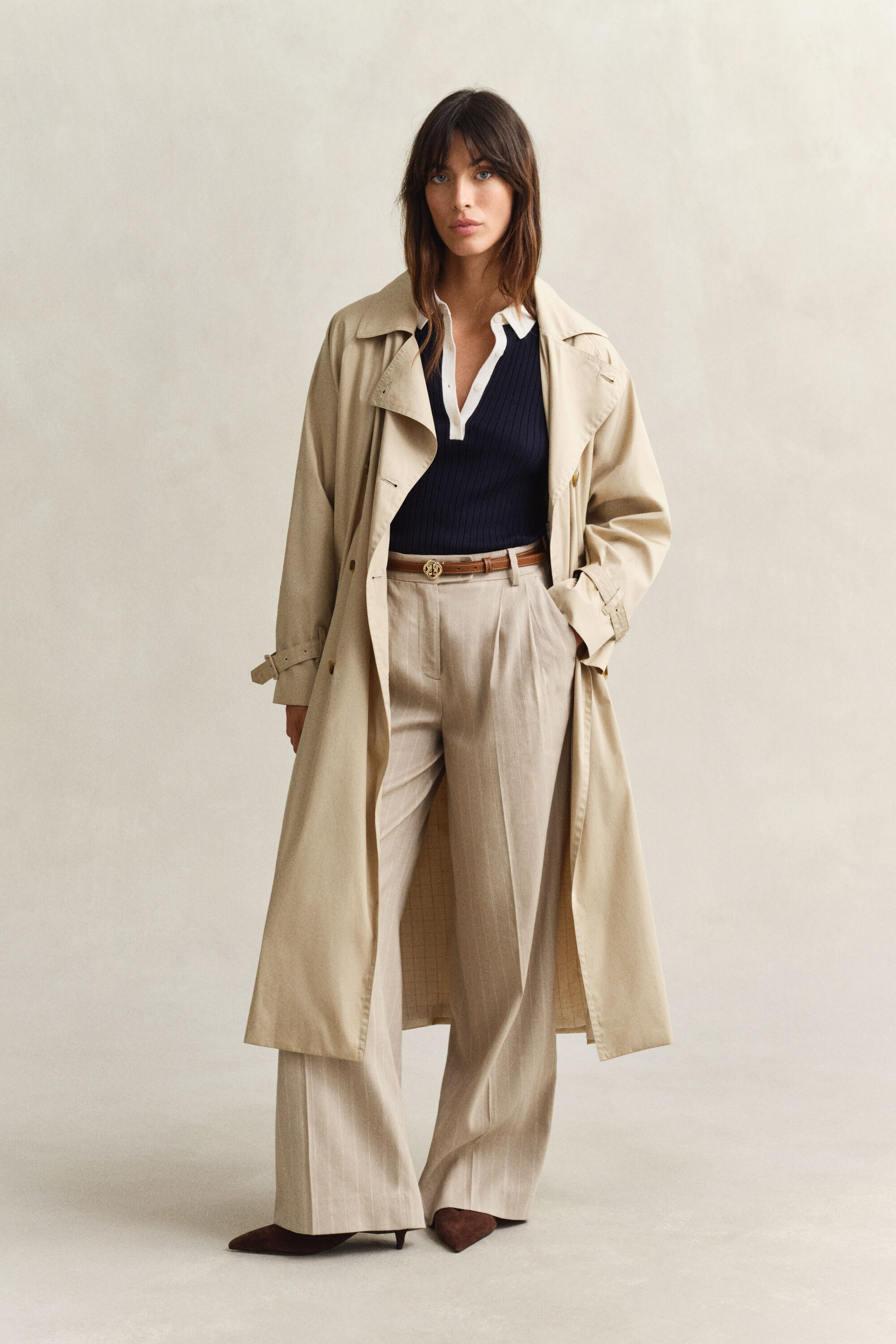 Gerippter Kurzarm-Rugger