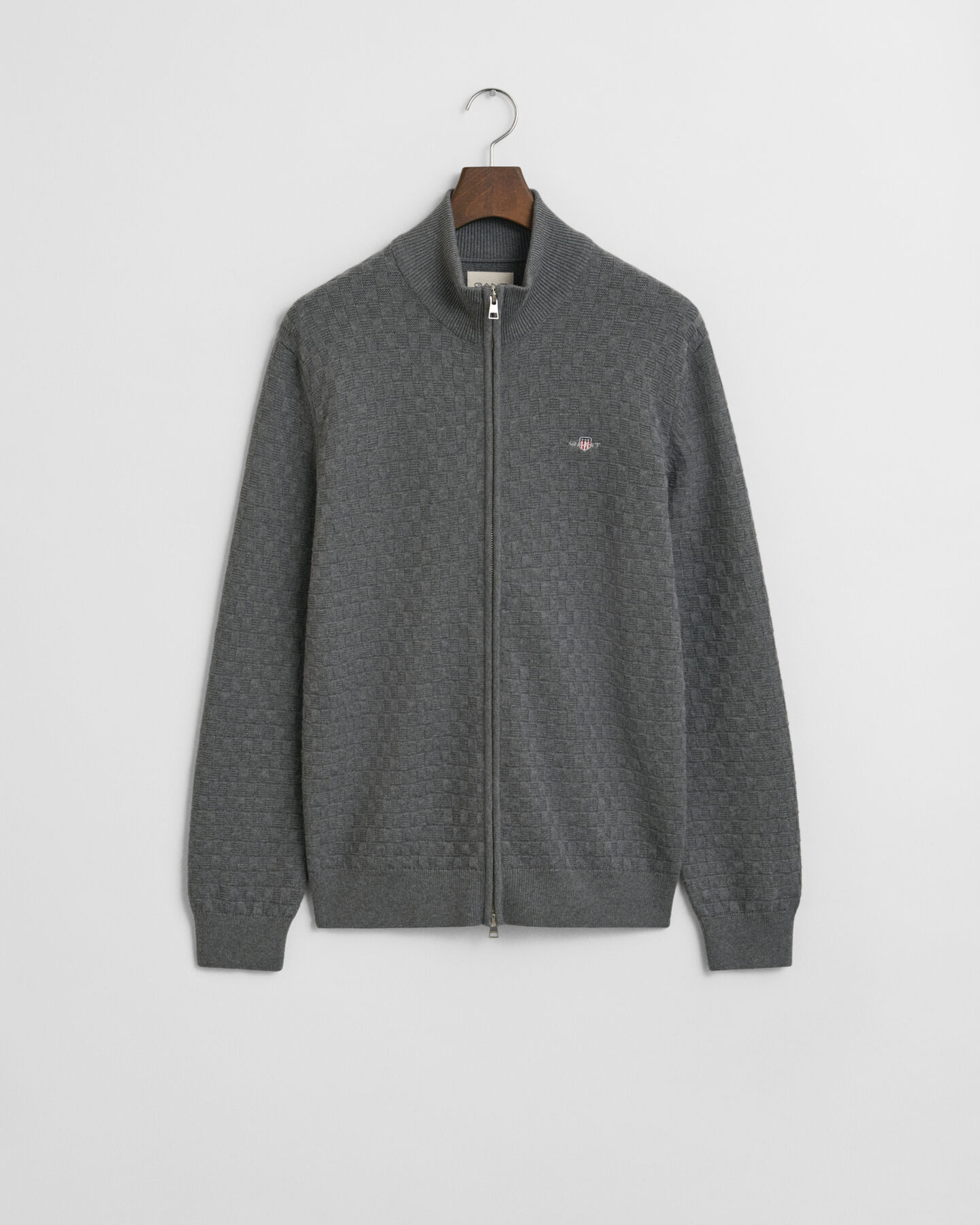 Strickjacke mit Mikrostruktur