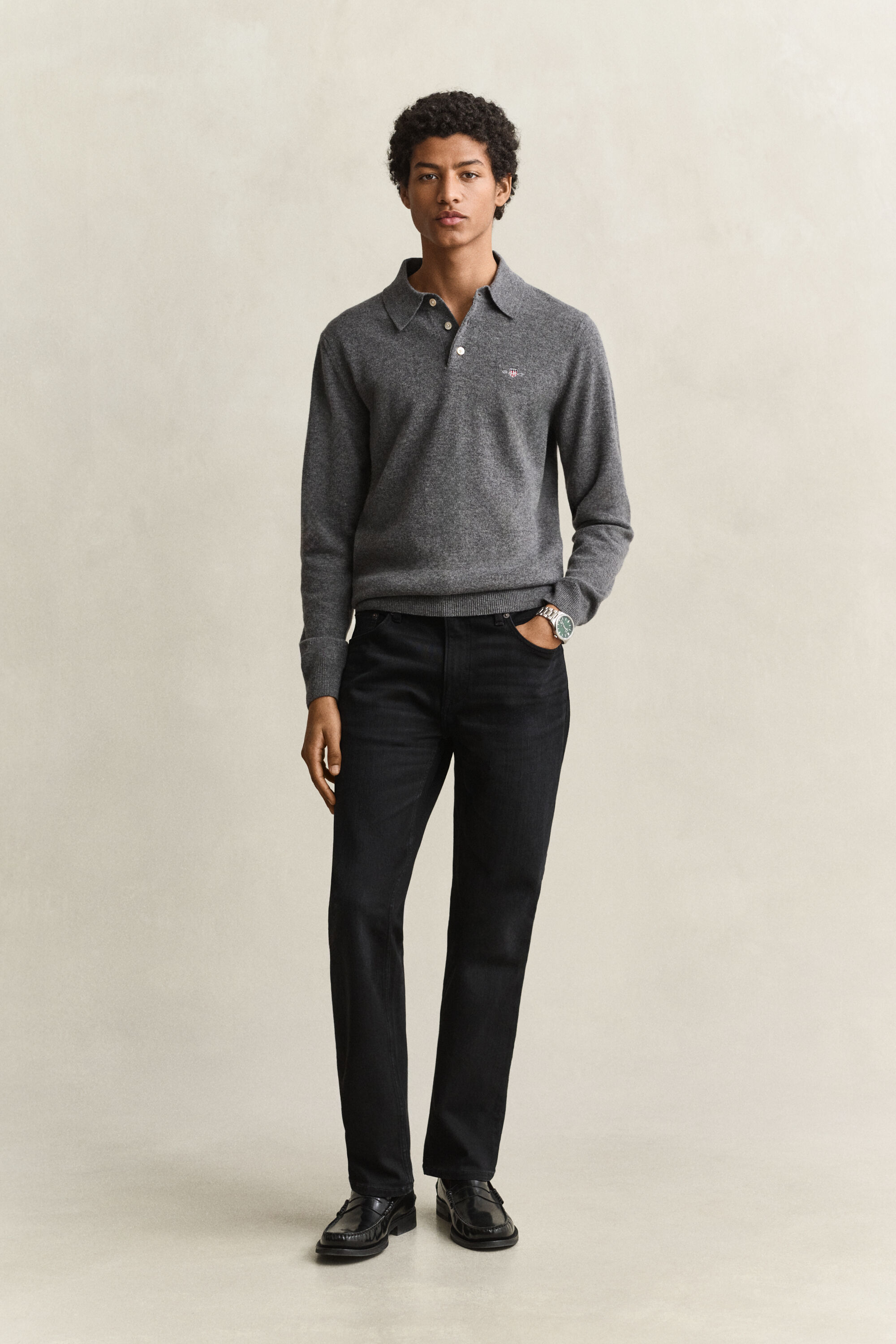 Superfine Lambswool Polopullover