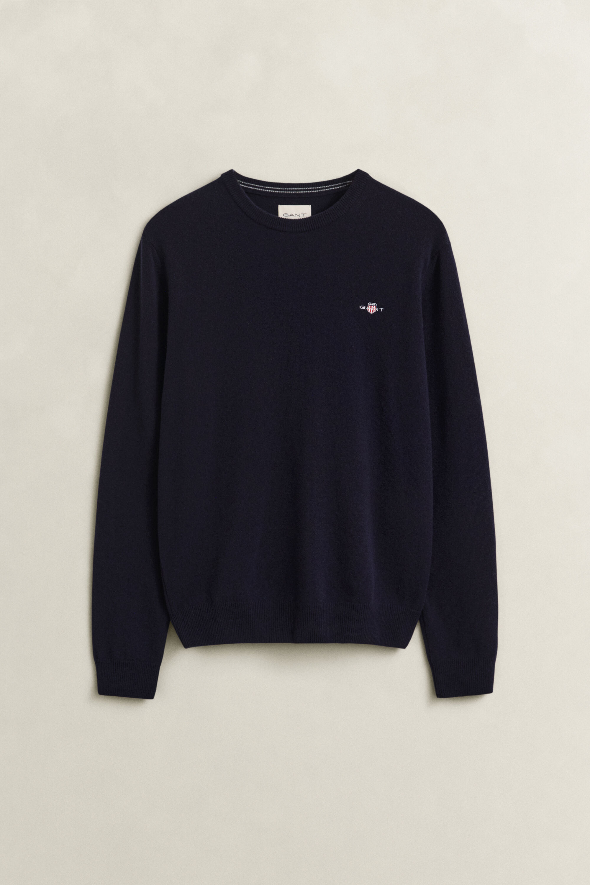 Rundhalspullover aus Lambswool