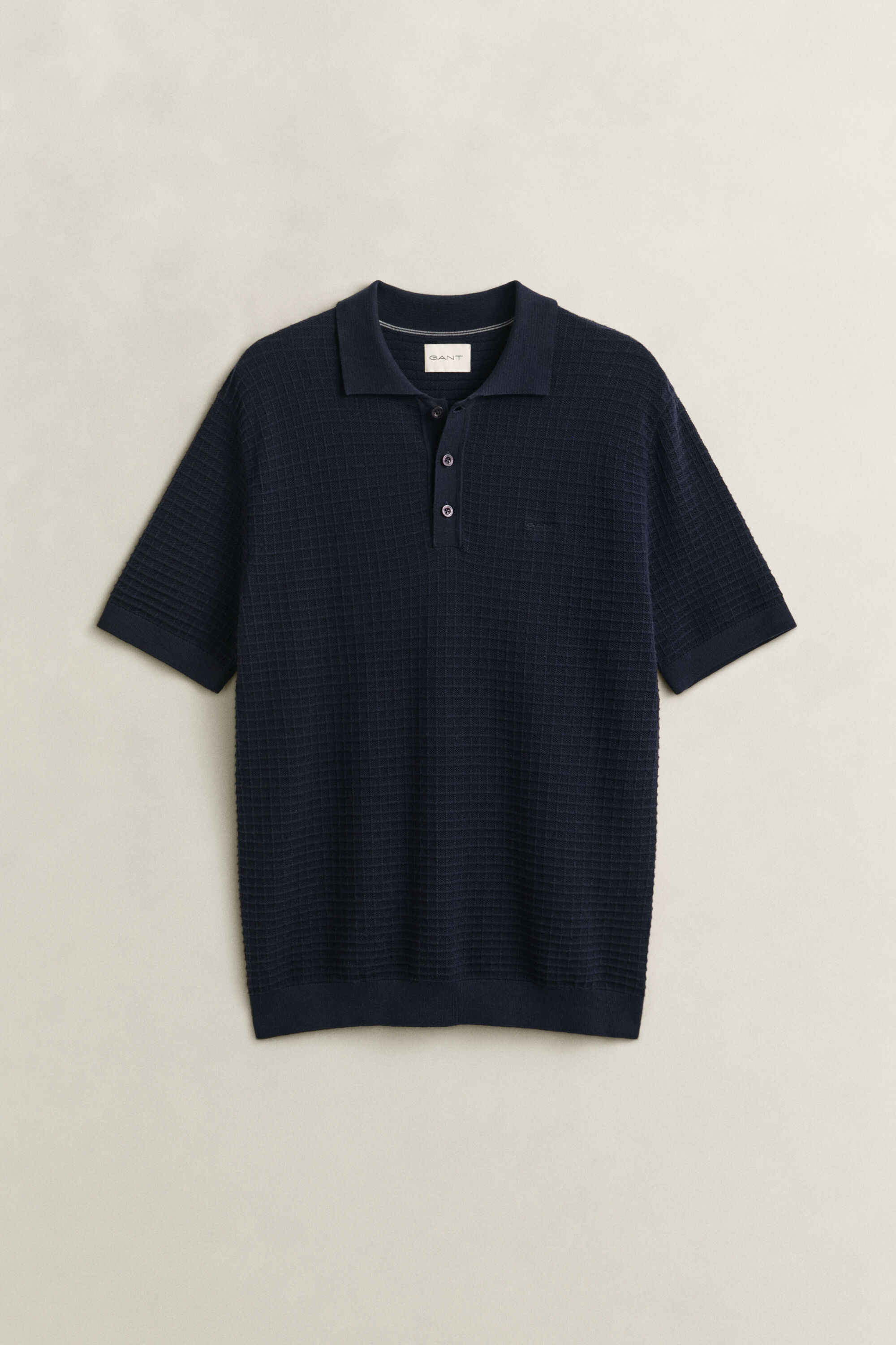 Strukturierter Polopullover