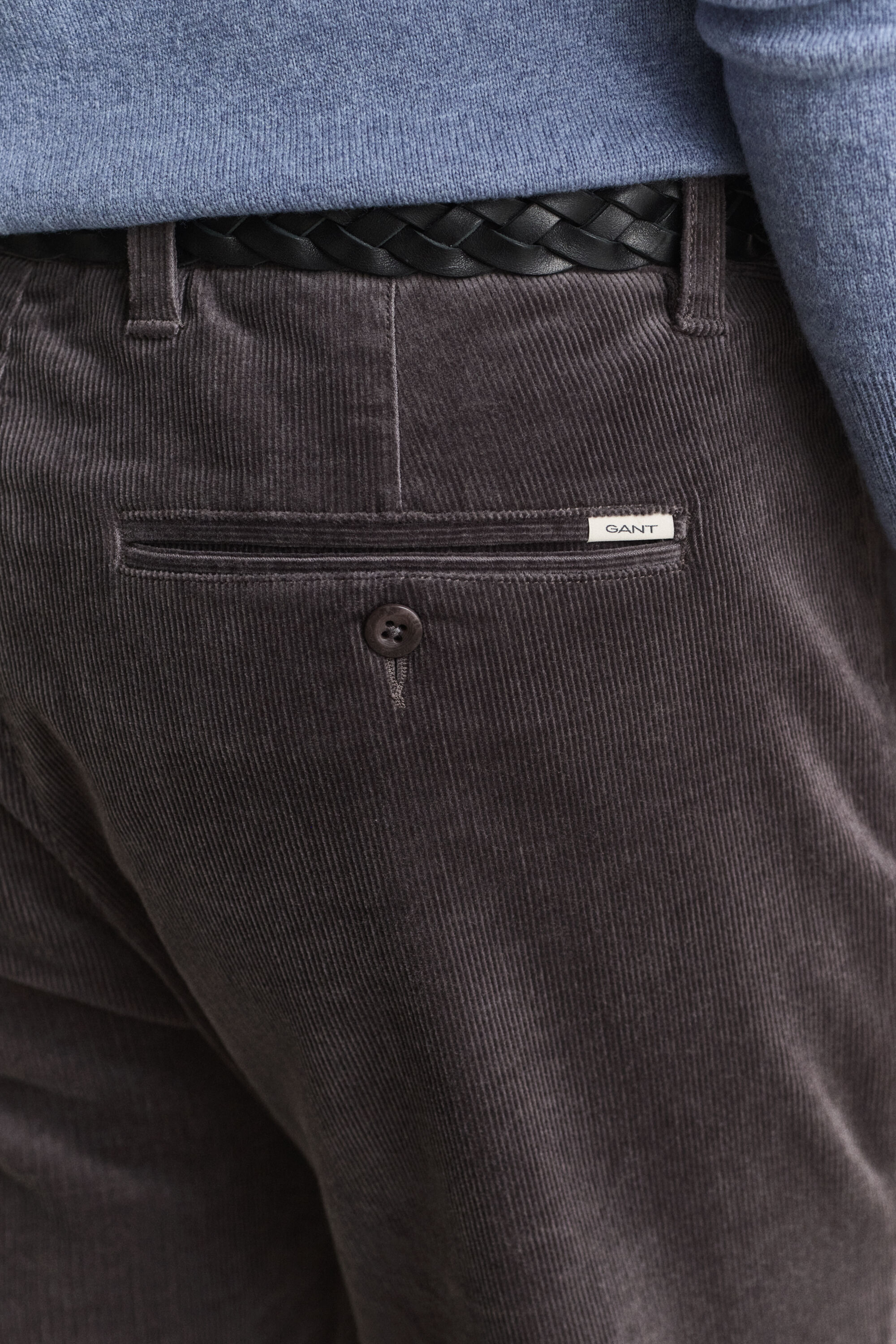 Regular Fit Cord Chinohose