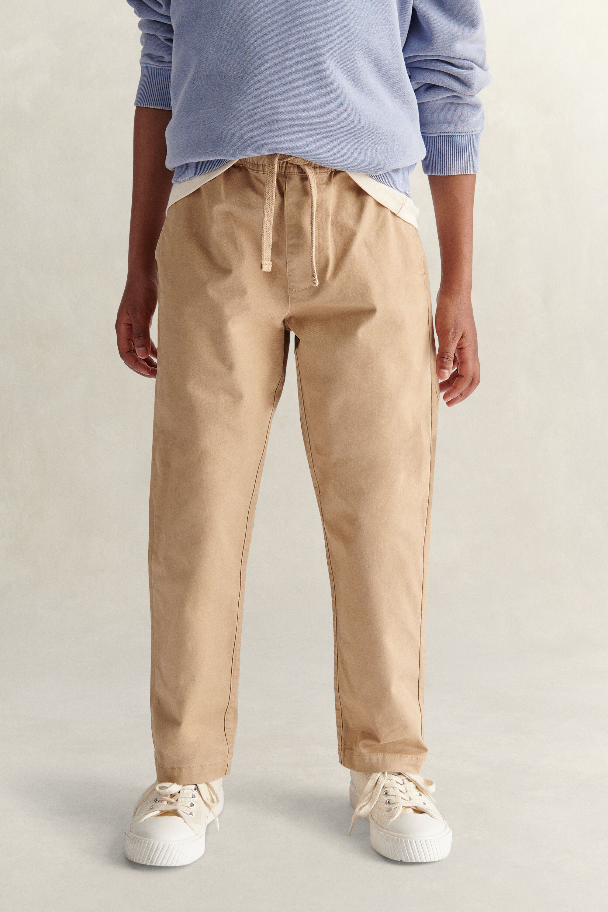 Teen Boys Chinohose mit Kordelzug