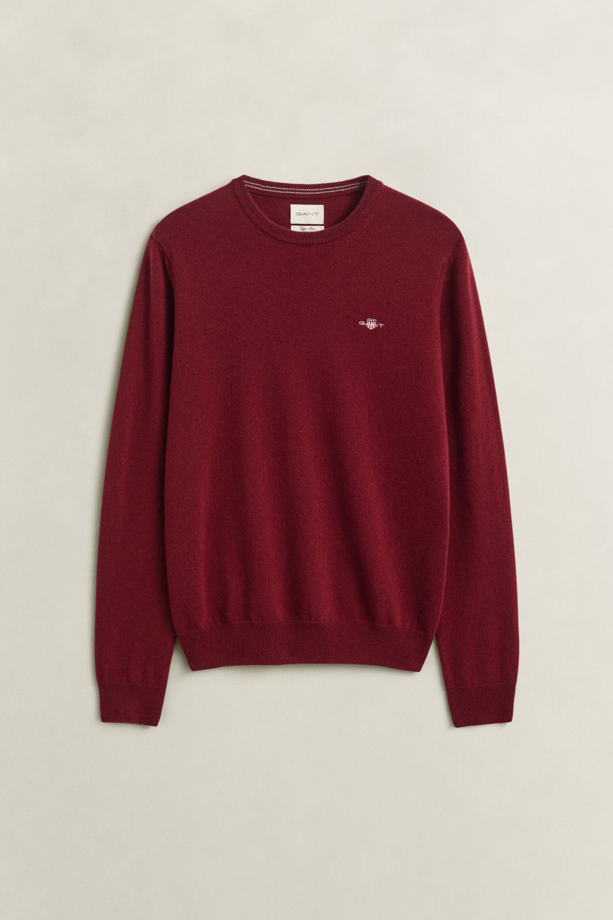 Rundhalspullover aus Lambswool