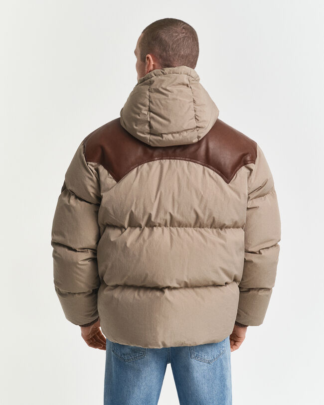 Baumwoll Parka mit G&auml;nsedaunenf&uuml;llung