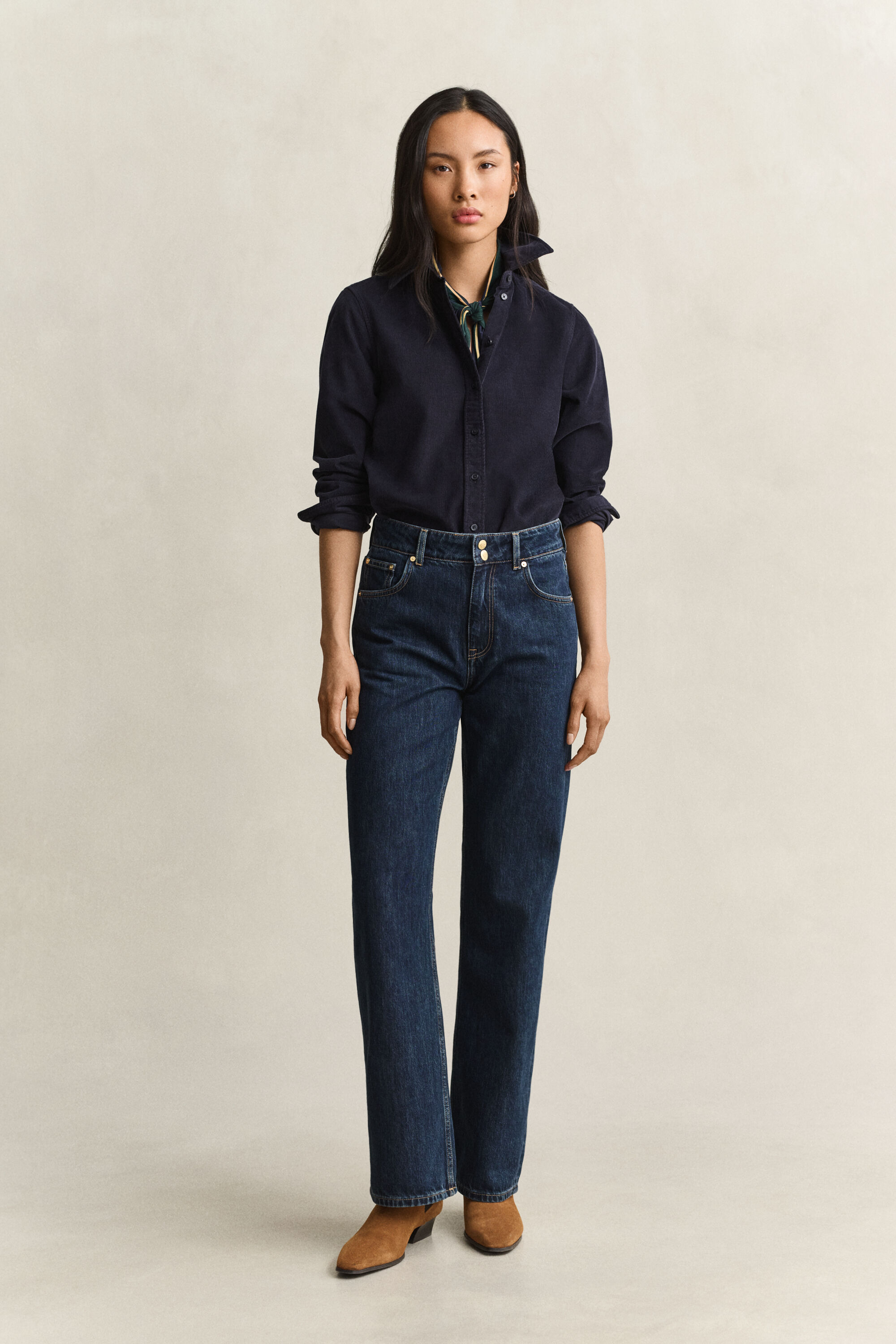 Geknöpfte Relxed Fit Jeans