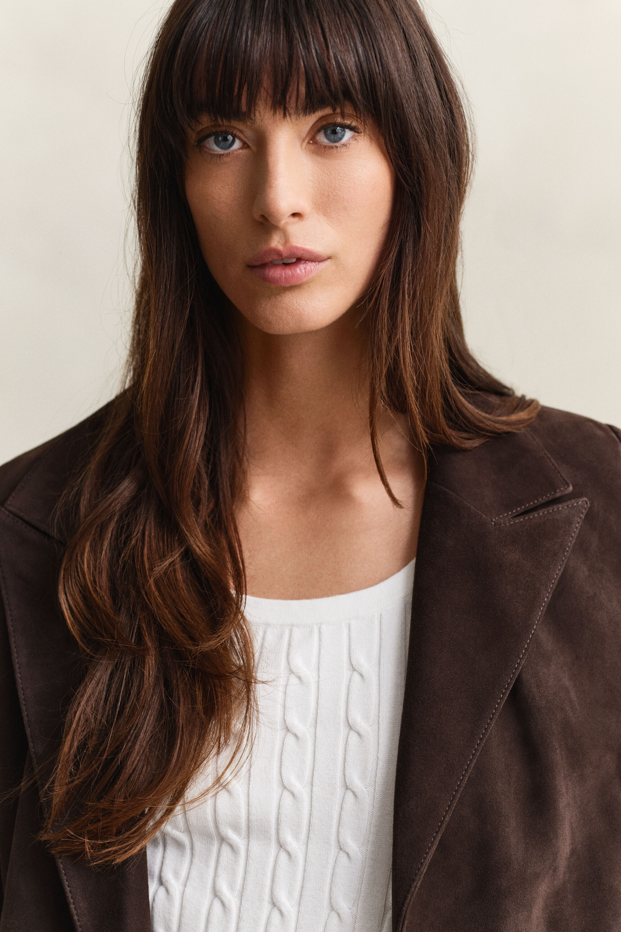 Club Blazer aus Veloursleder