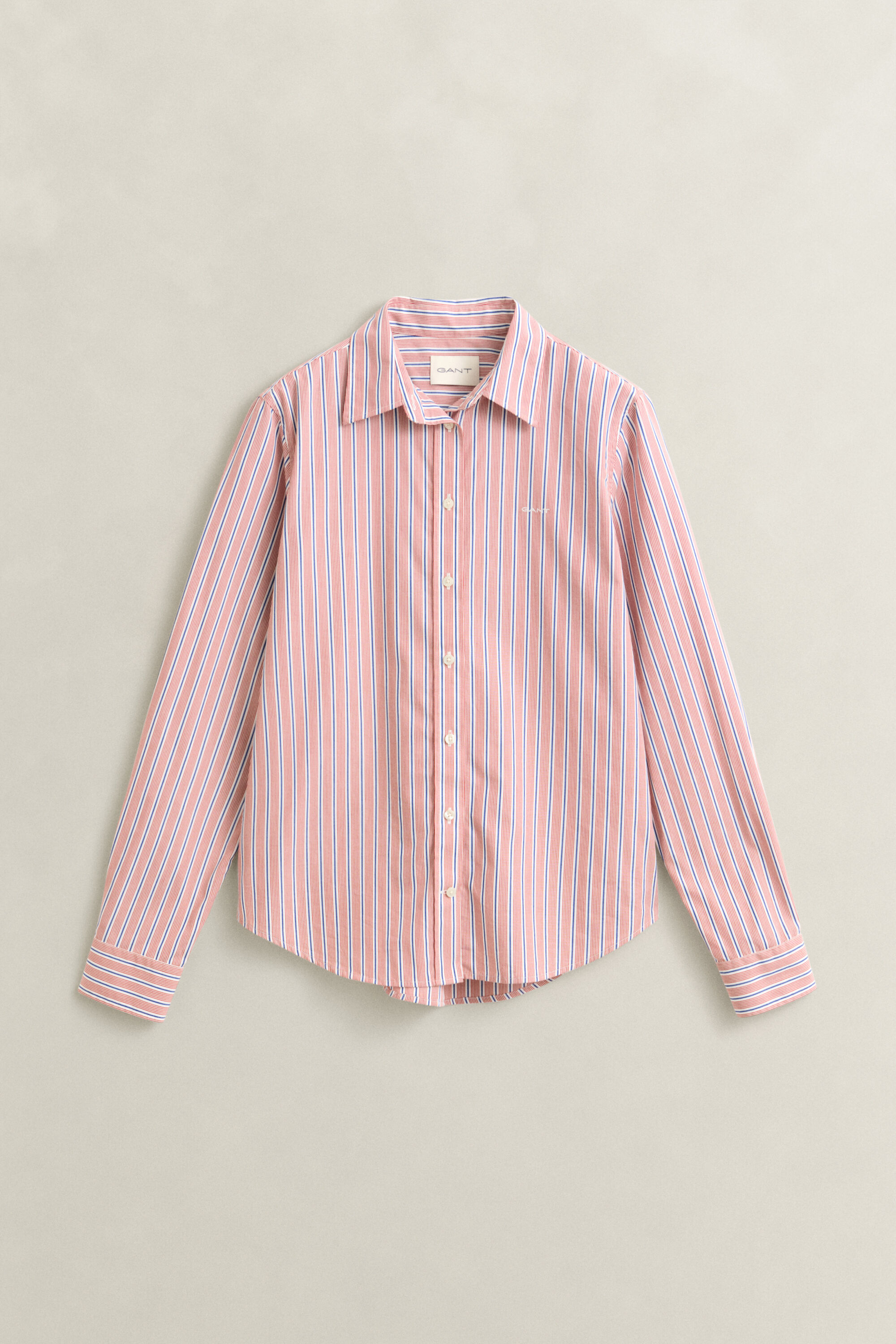 Regular Fit Classic Popeline-Bluse mit Streifen