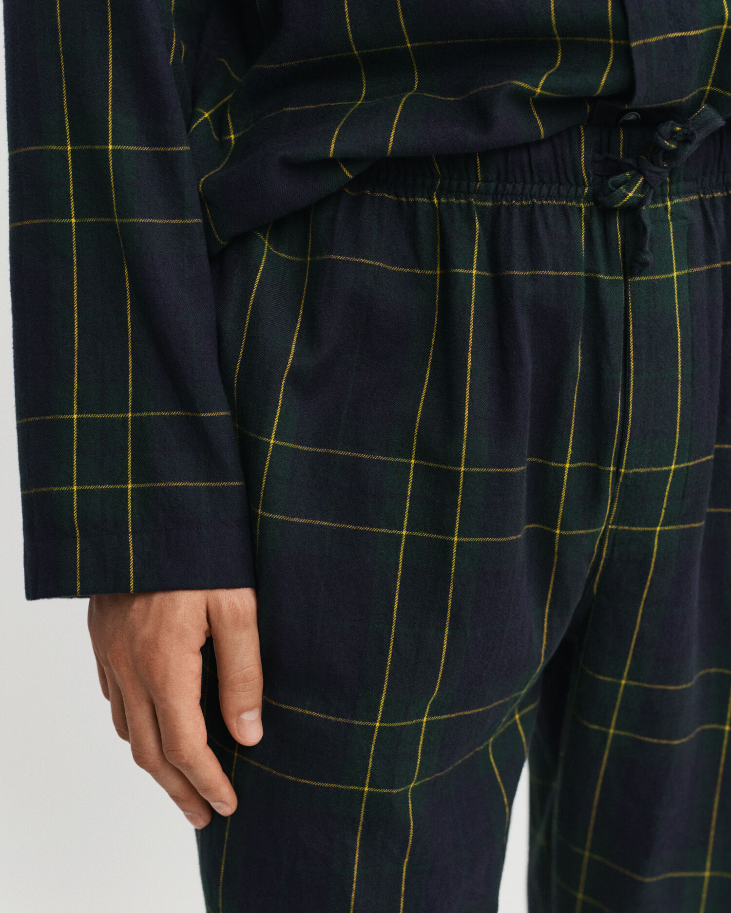 Flanell-Pyjama mit Karomuster in Geschenkbox