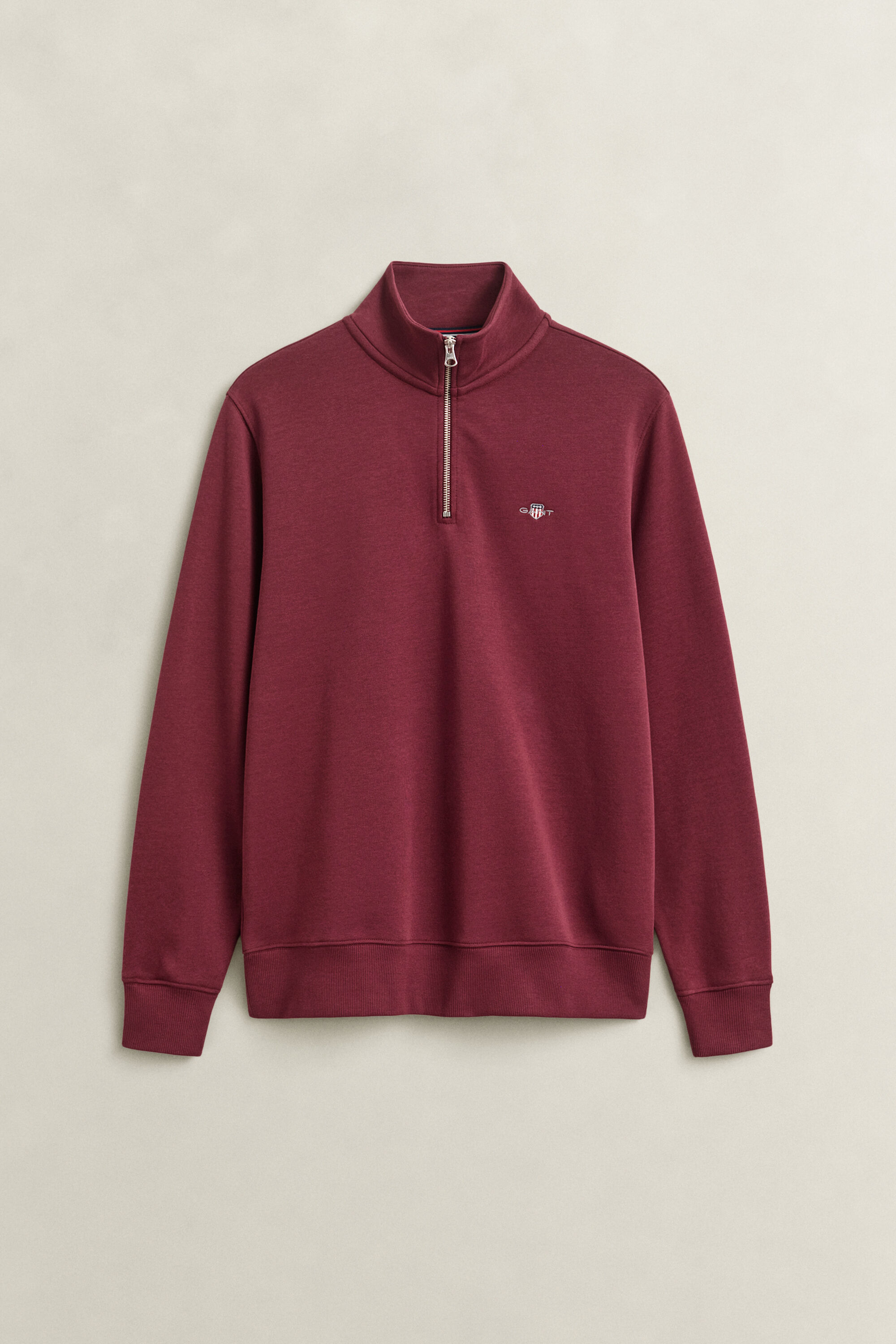 Shield Sweatshirt mit halblangem Reißverschluss