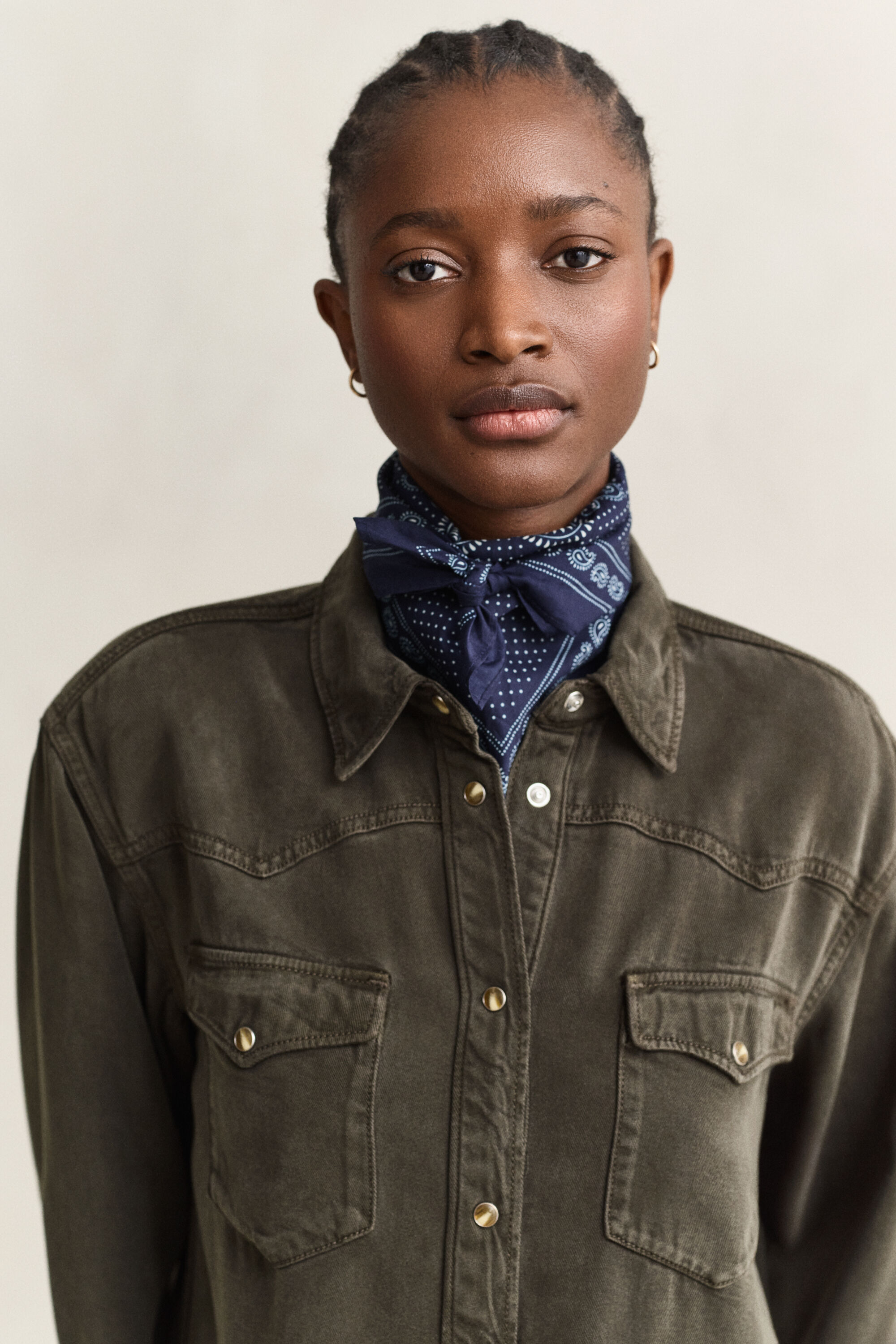Ranger Bluse aus Denim-Twill