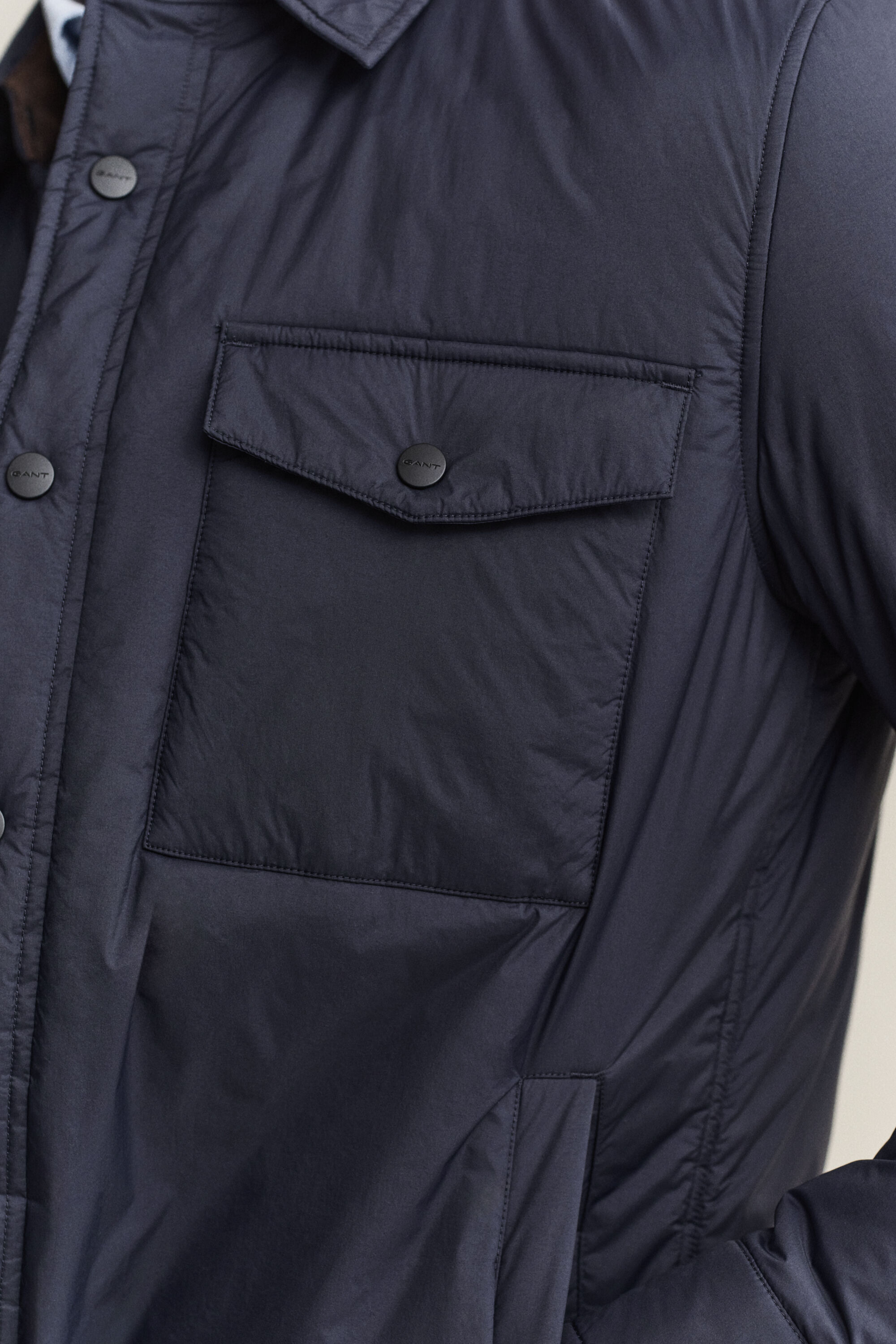 Ultraleichte wattierte Hemdjacke