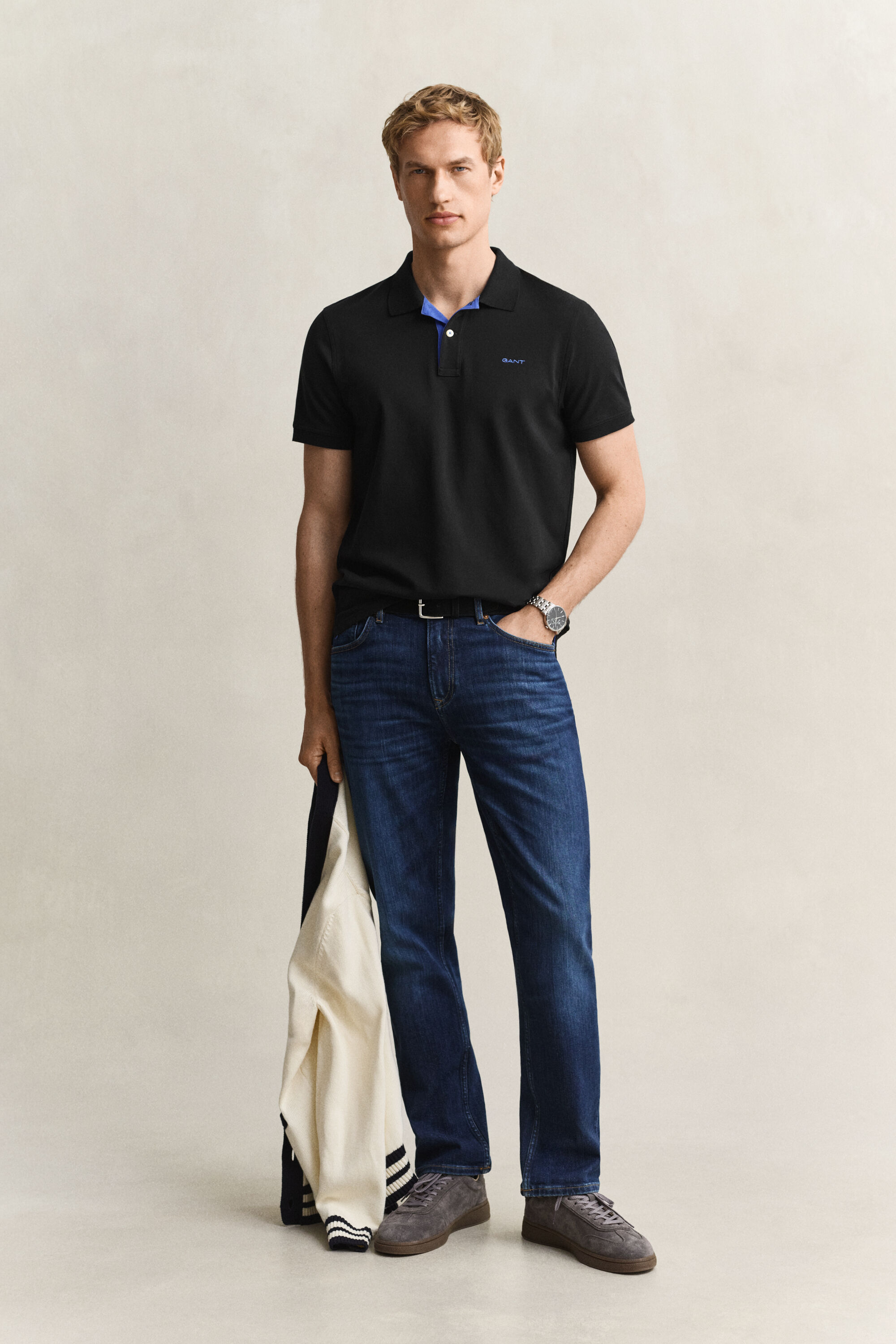 Kontrast Piqué Poloshirt