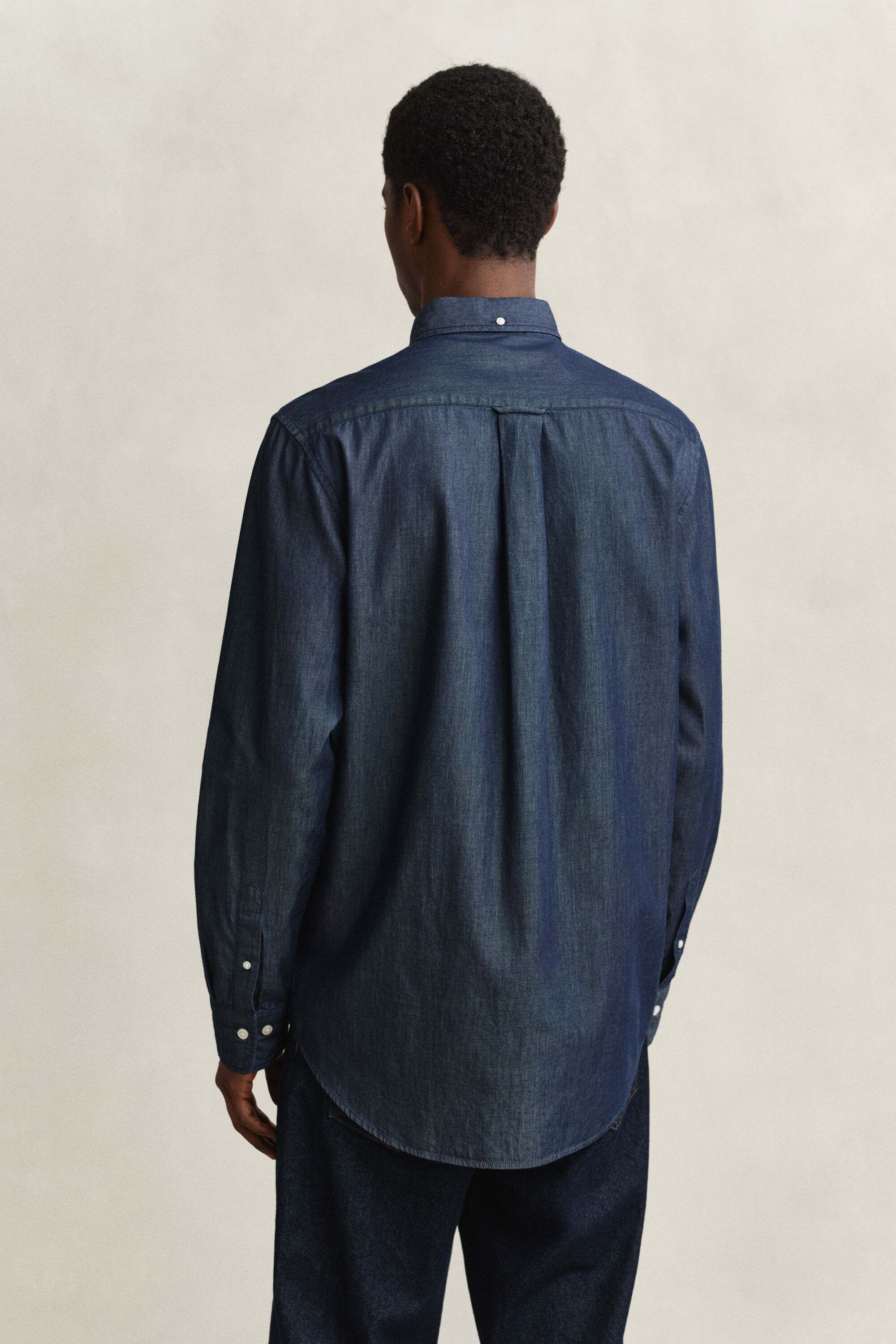 Regular Fit Indigo Hemd
