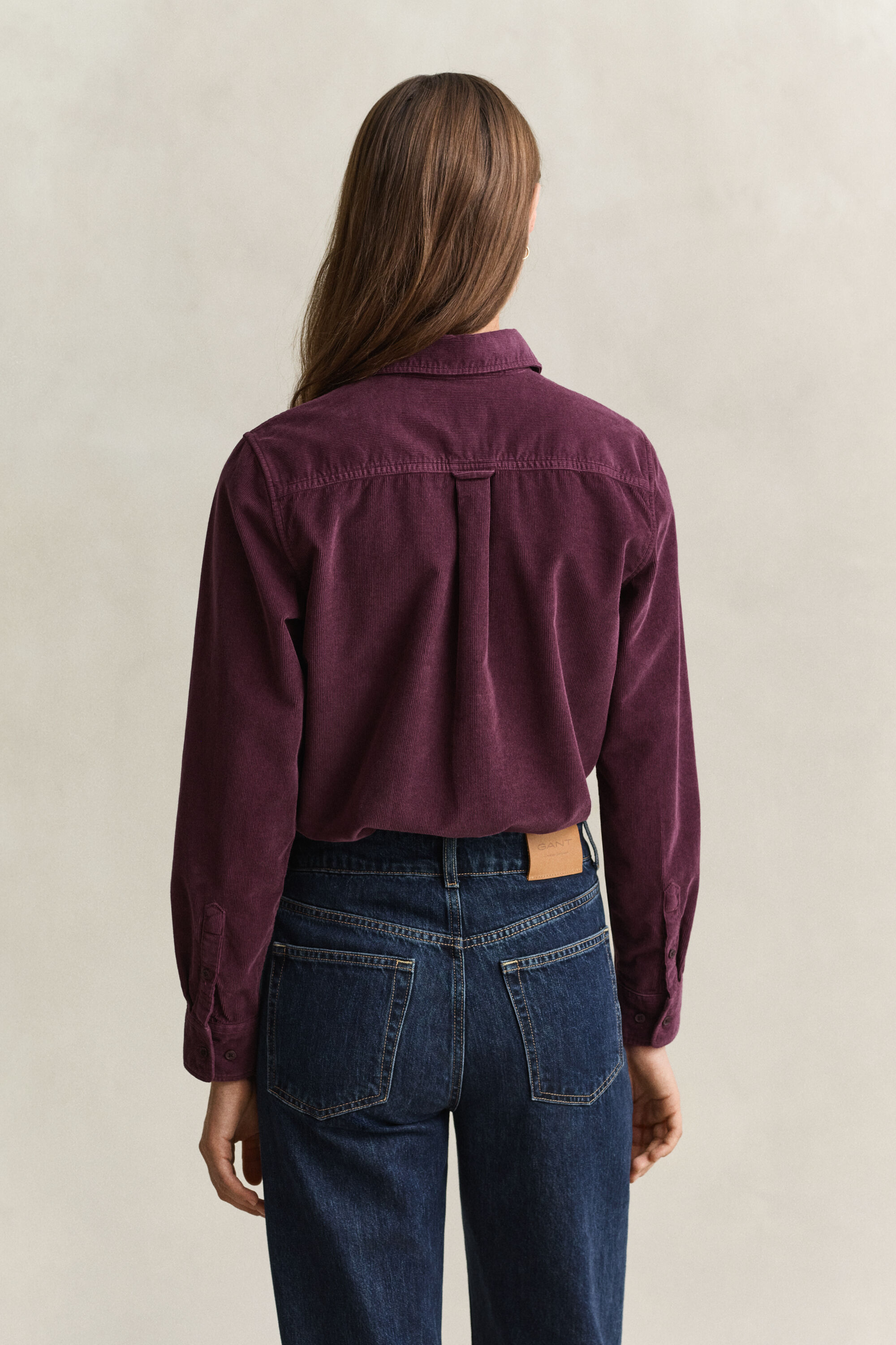 Regular Fit Cordhemd