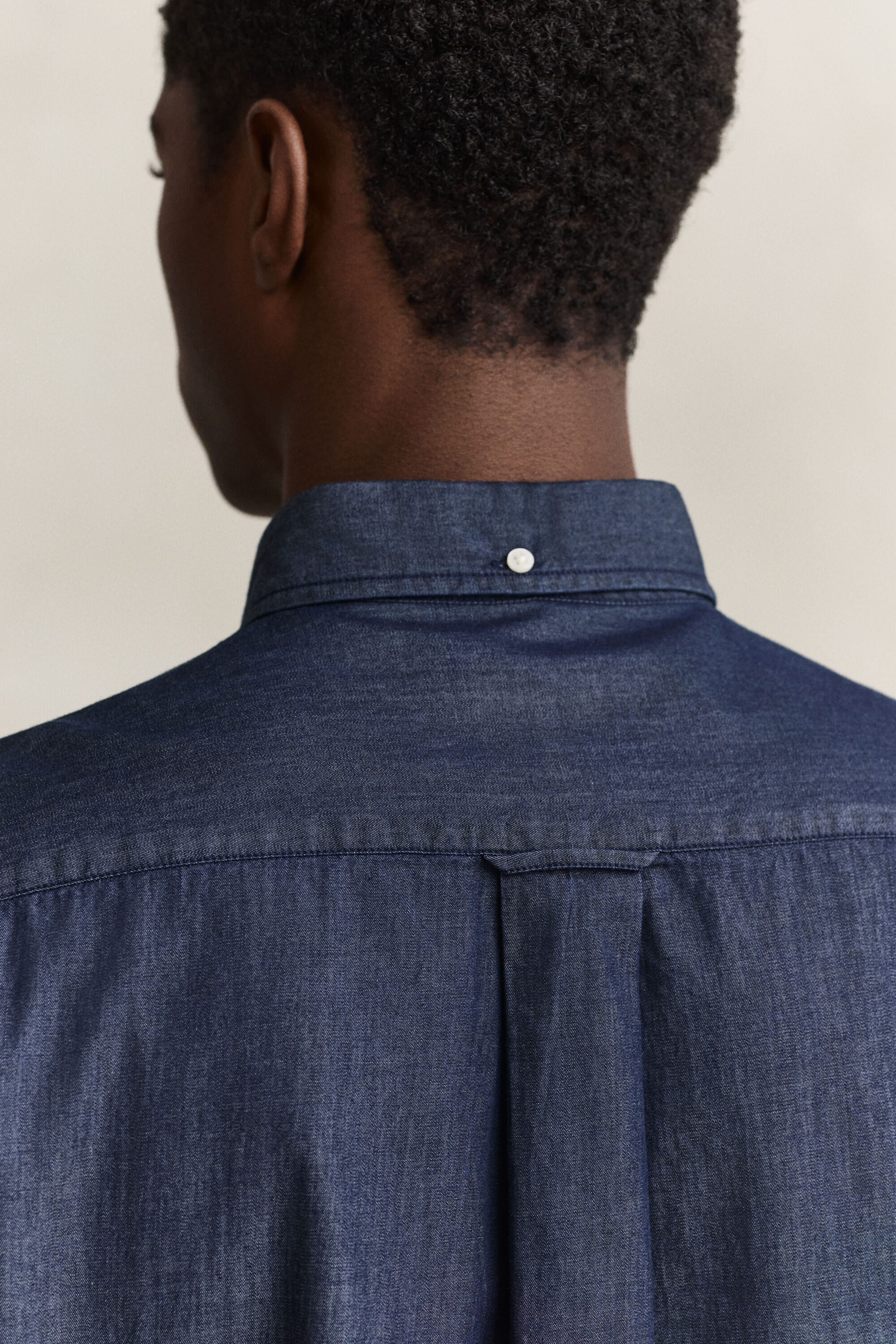 Regular Fit Indigo Hemd