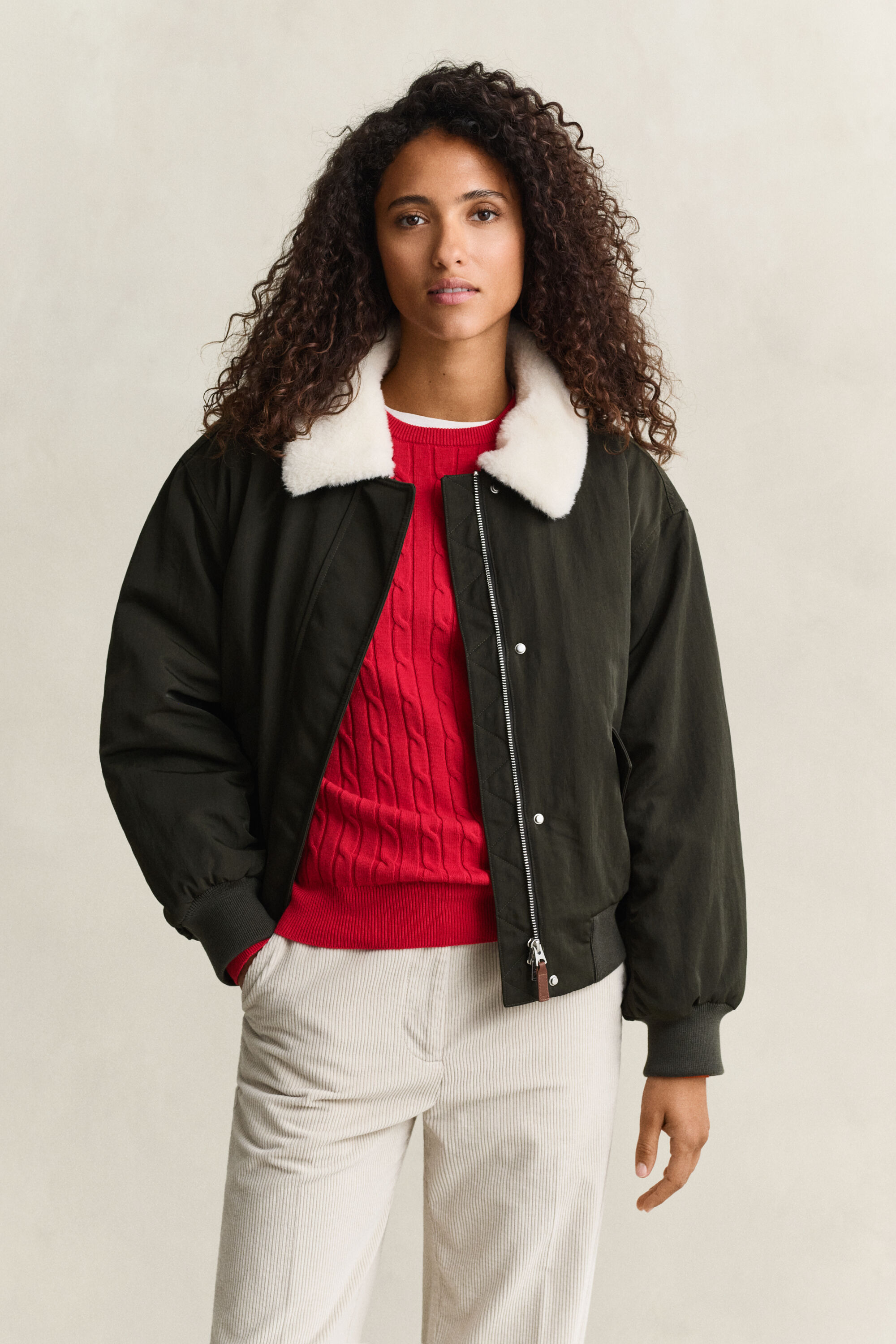 Wattierte Bomberjacke