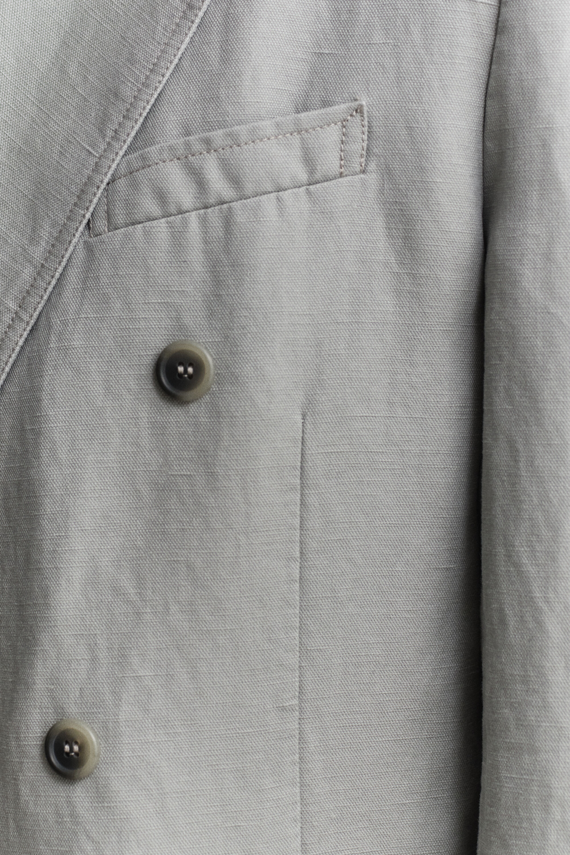 Anzugsakko aus Lyocell und Leinen